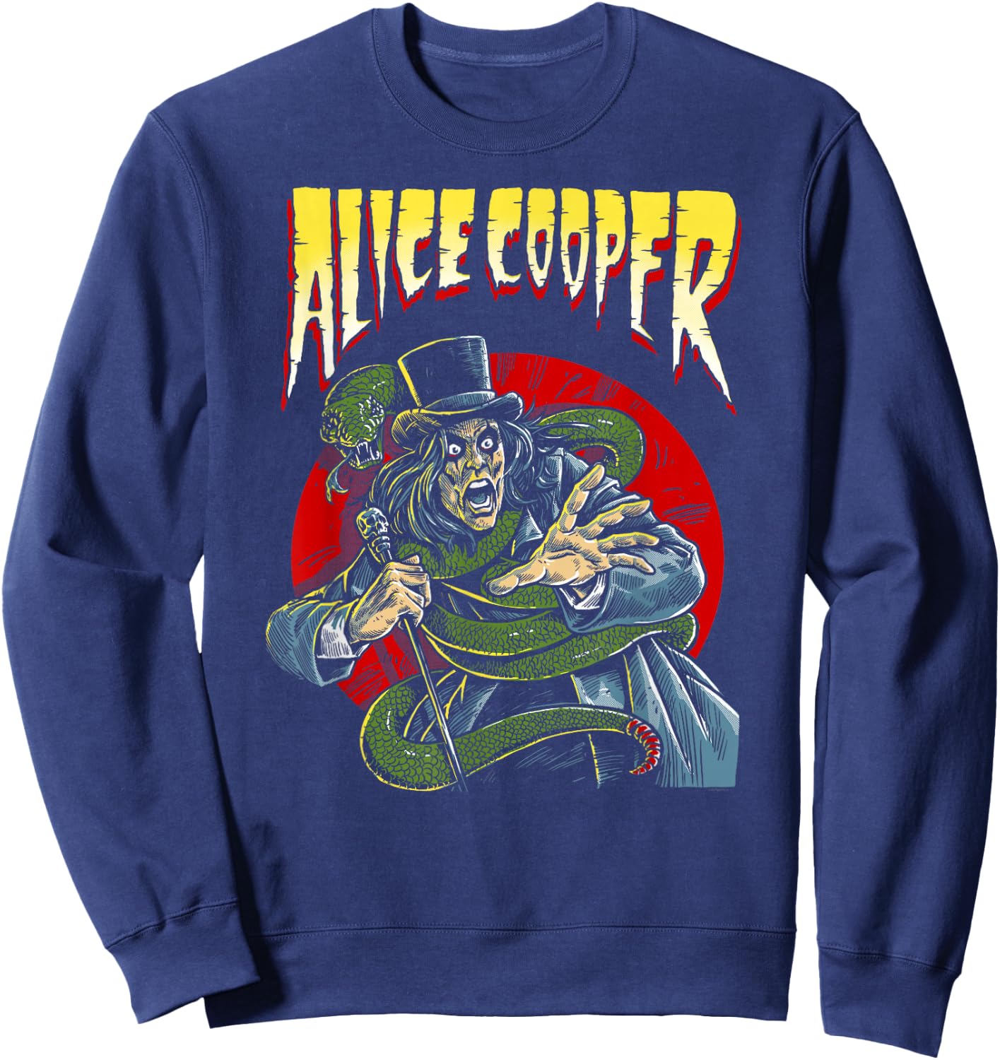 Alice Cooper – Comic Book Sweatshirt - Sweatshirt | Navy