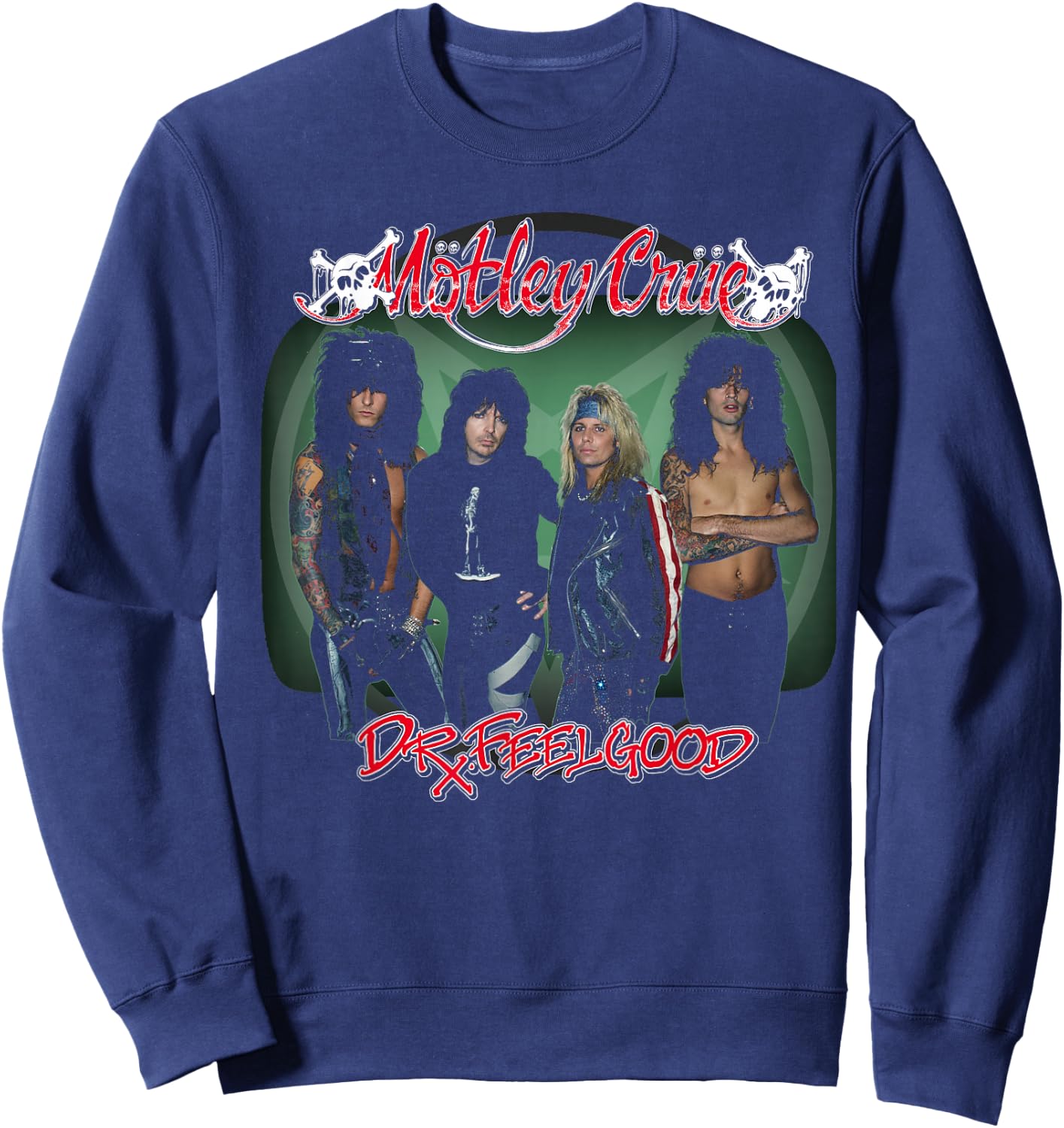 Mötley Crüe - Dr Feelgood Photo Small Sweatshirt - Sweatshirt | Navy