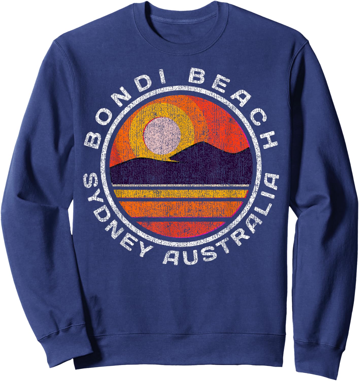 Bondi Beach Retro Shaken Sweatshirt - Sweatshirt | Navy