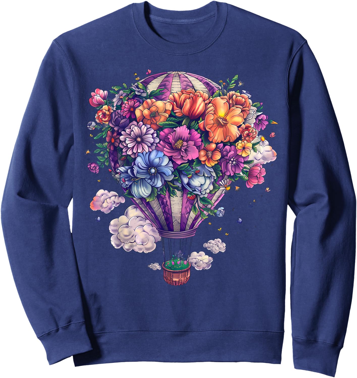 Hot Air Balloon Ride Festival Hot Air Ballooning Sweatshirt - Sweatshirt | Navy