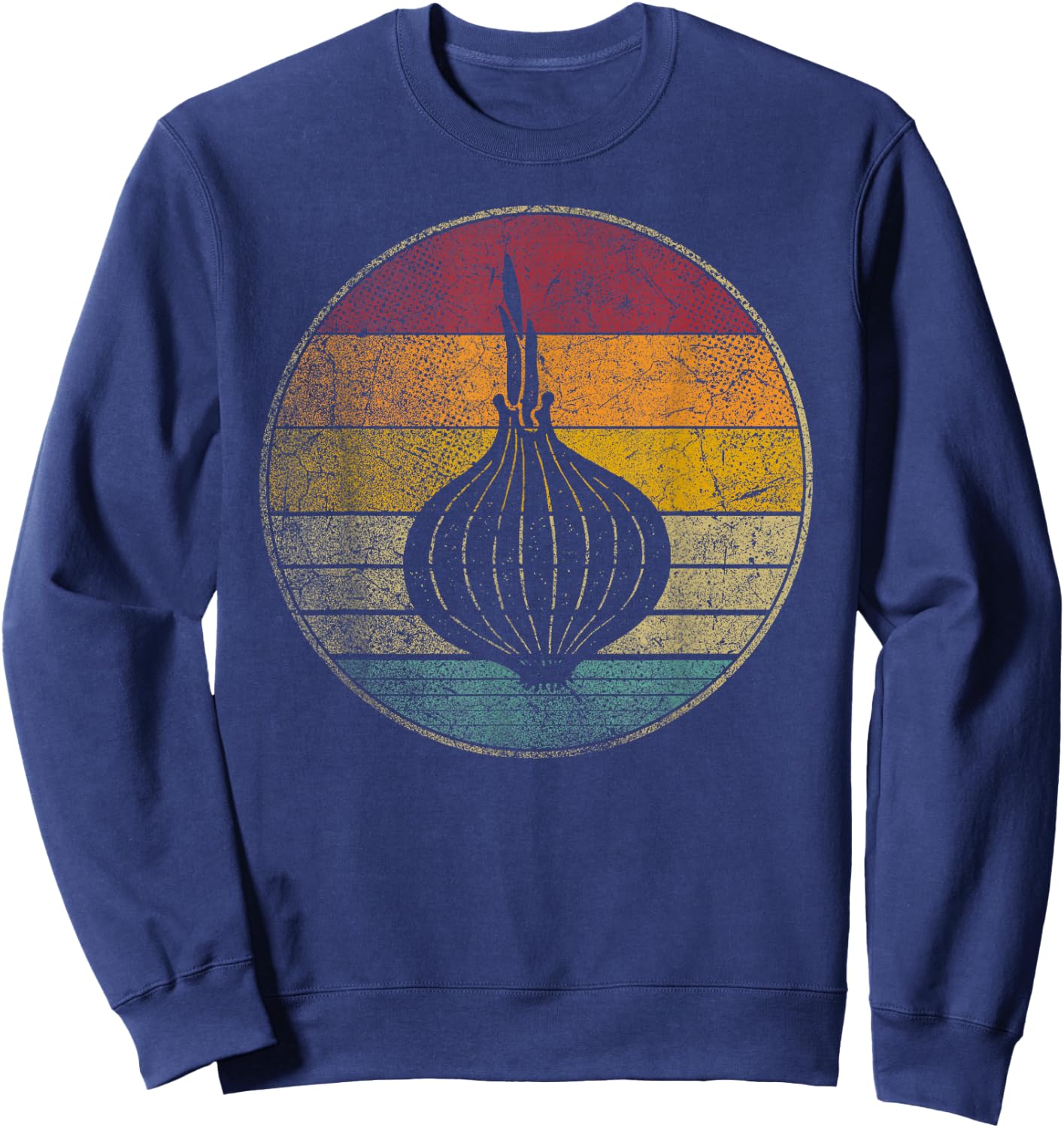 Onion Vegetable Cook Chef Farm Farmer Garden Food Plant Gift Sweatshirt - Sweatshirt | Navy