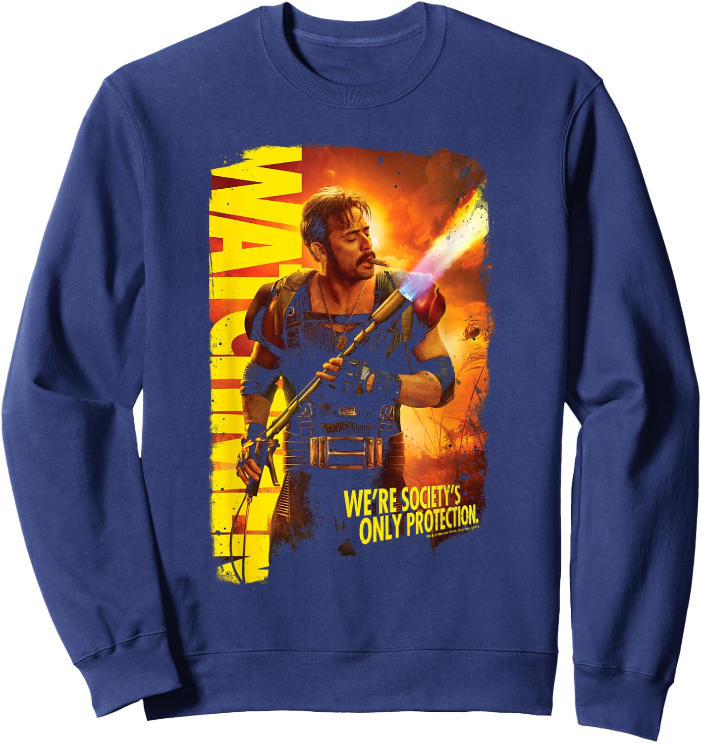 Watchmen Comedian Smoke 'em Sweatshirt - Sweatshirt | Navy