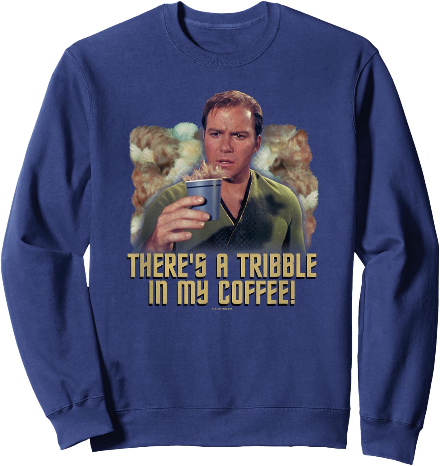 Star Trek Coffee Tribble Sweatshirt - Sweatshirt | Navy