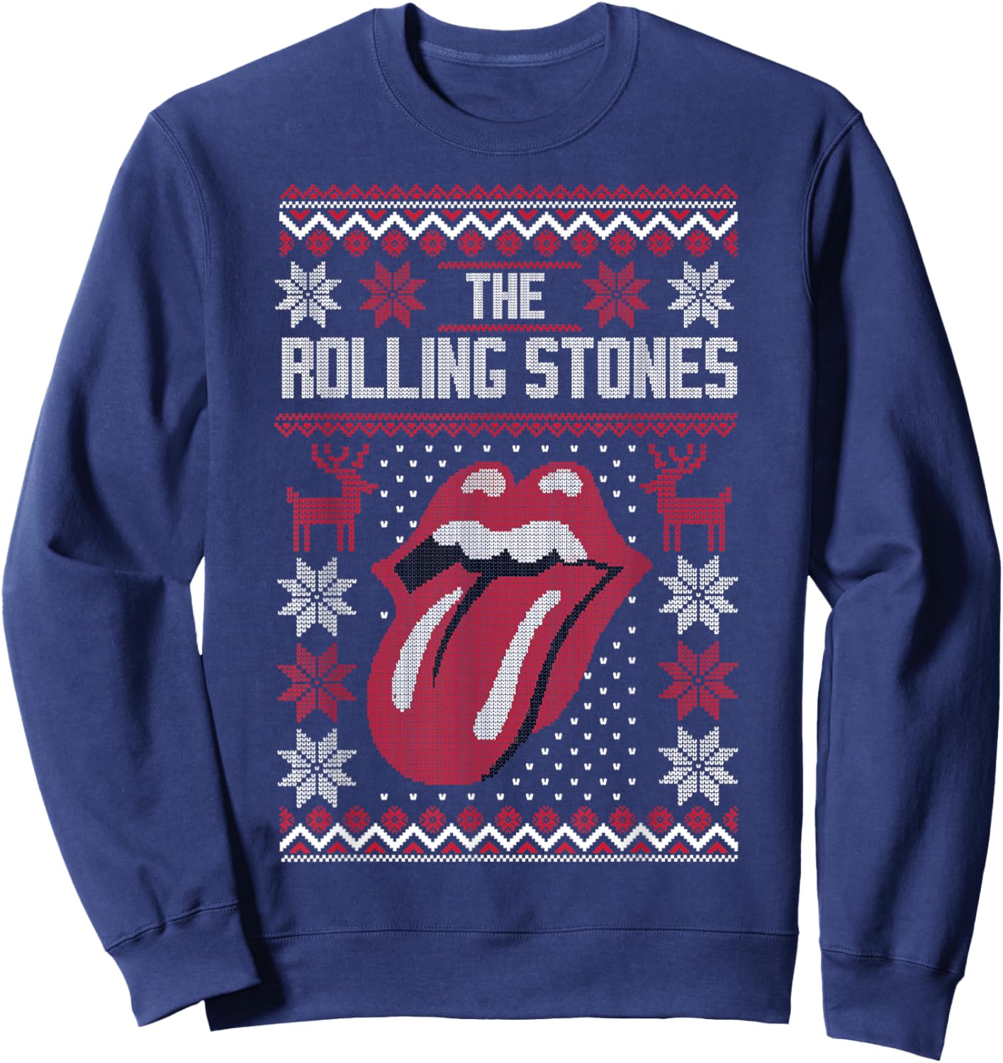 Rolling Stones Christmas Sweatshirt - Sweatshirt | Navy