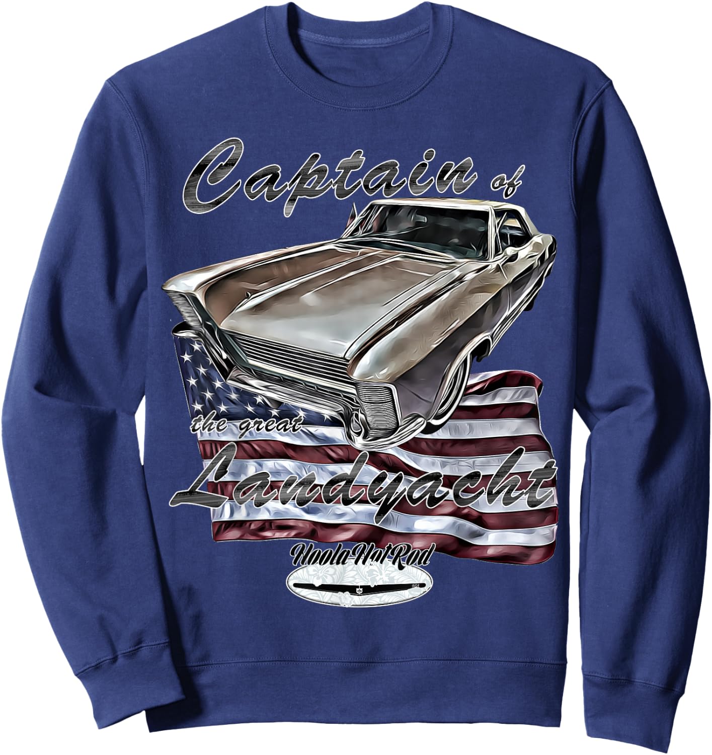 1965 Riviera, Hotrod, Muscle Car, Oldtimer, Vintage, Country Yacht Sweatshirt - Sweatshirt | Navy