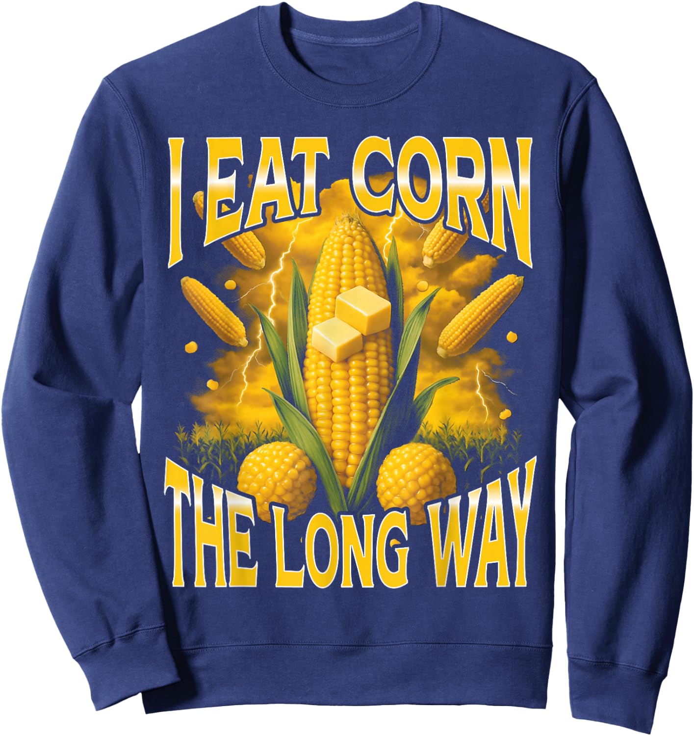 T-Shirt Sweatshirt - Sweatshirt | Navy