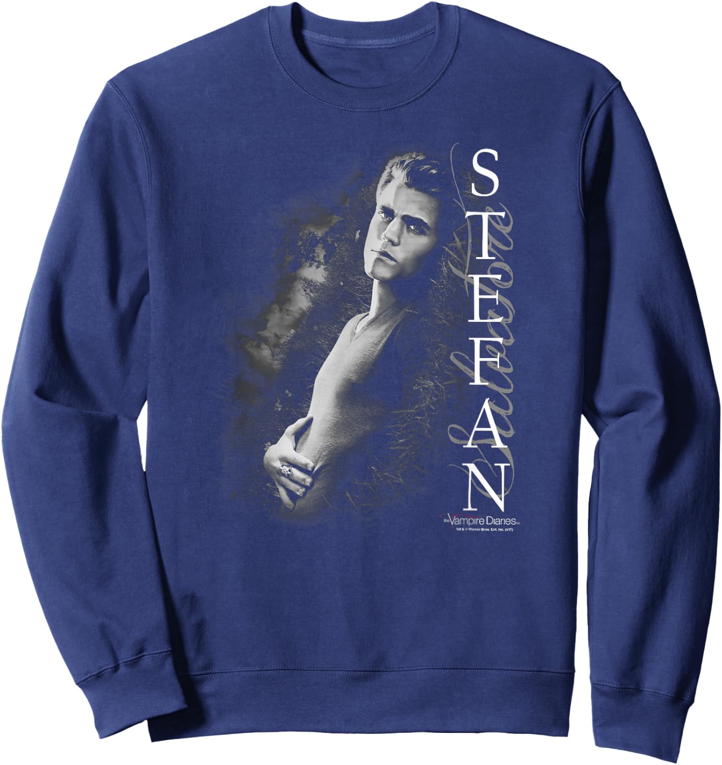 Vampire Diaries Stefan Next to Me Sweatshirt - Sweatshirt | Navy