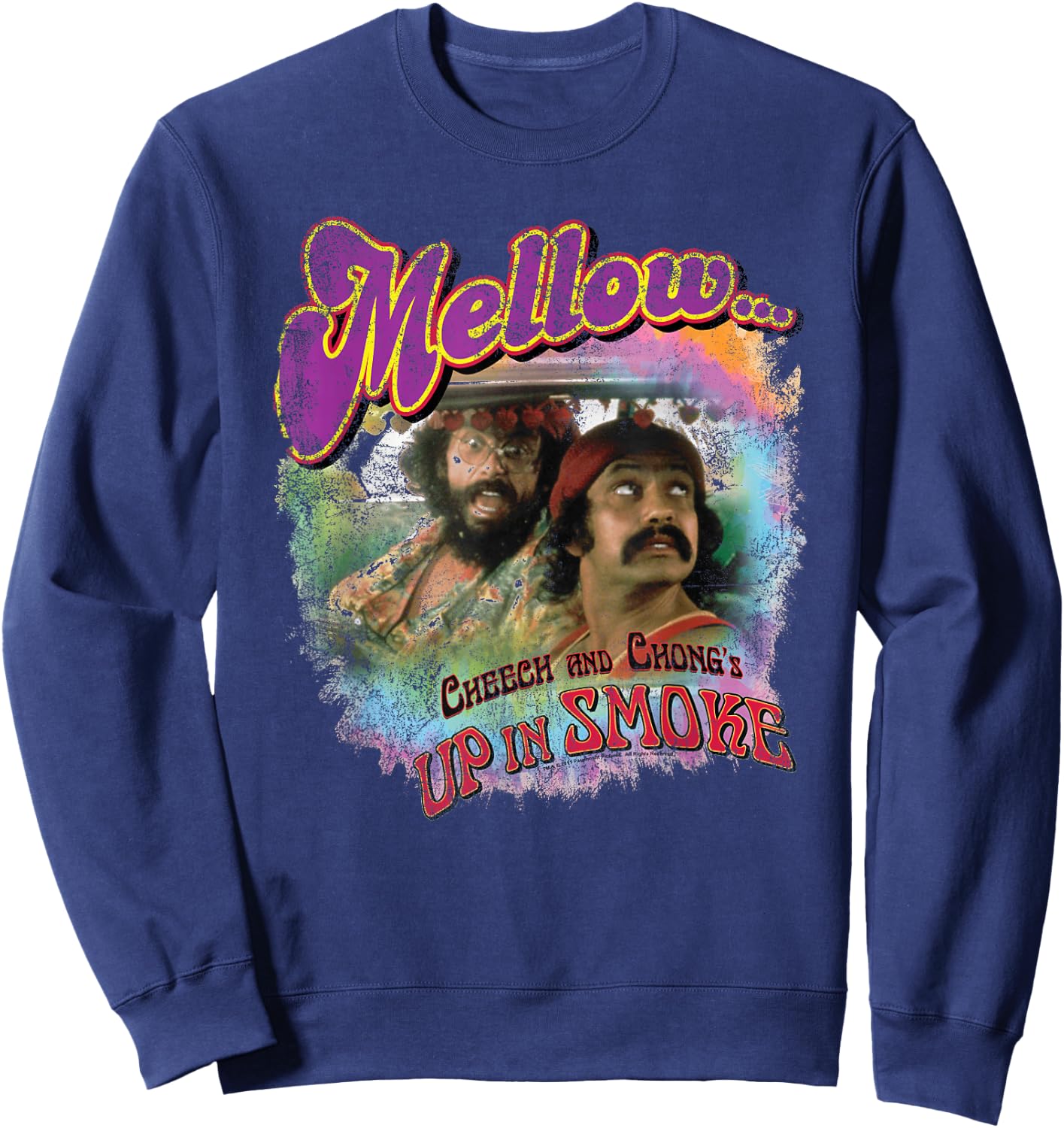 Up in Smoke Mellow Sweatshirt - Sweatshirt | Navy