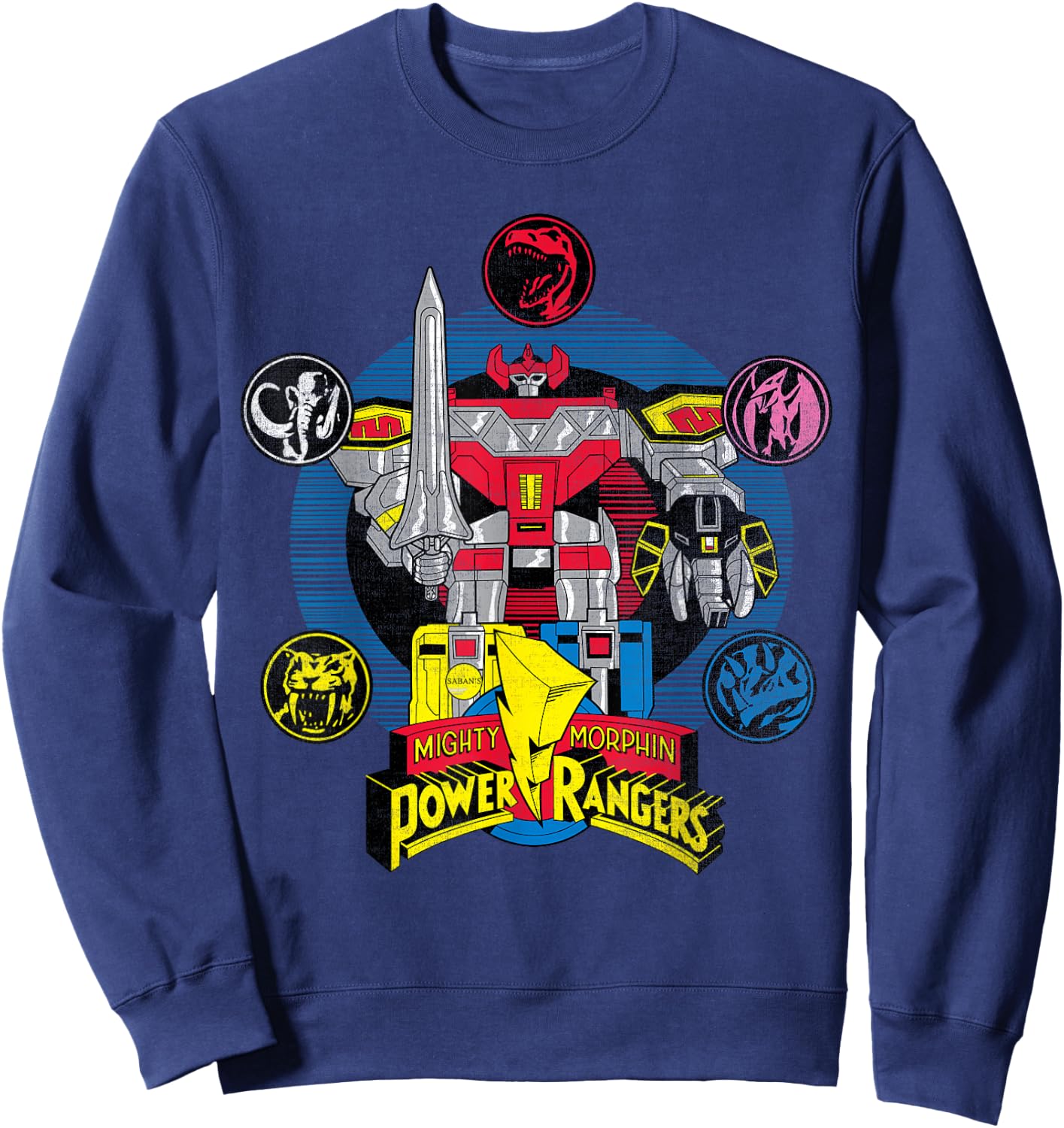 Power Rangers Megazord Sweatshirt - Sweatshirt | Navy