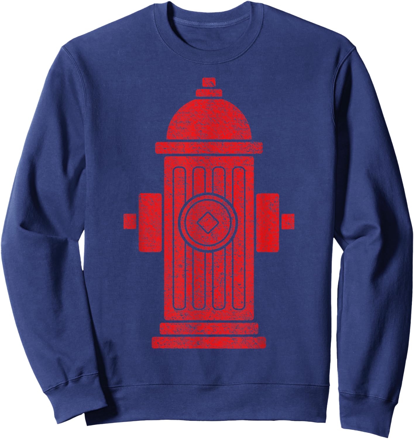 Fire Hydrant Halloween Costume Pretend I'm a Fire Hydrant Sweatshirt - Sweatshirt | Navy