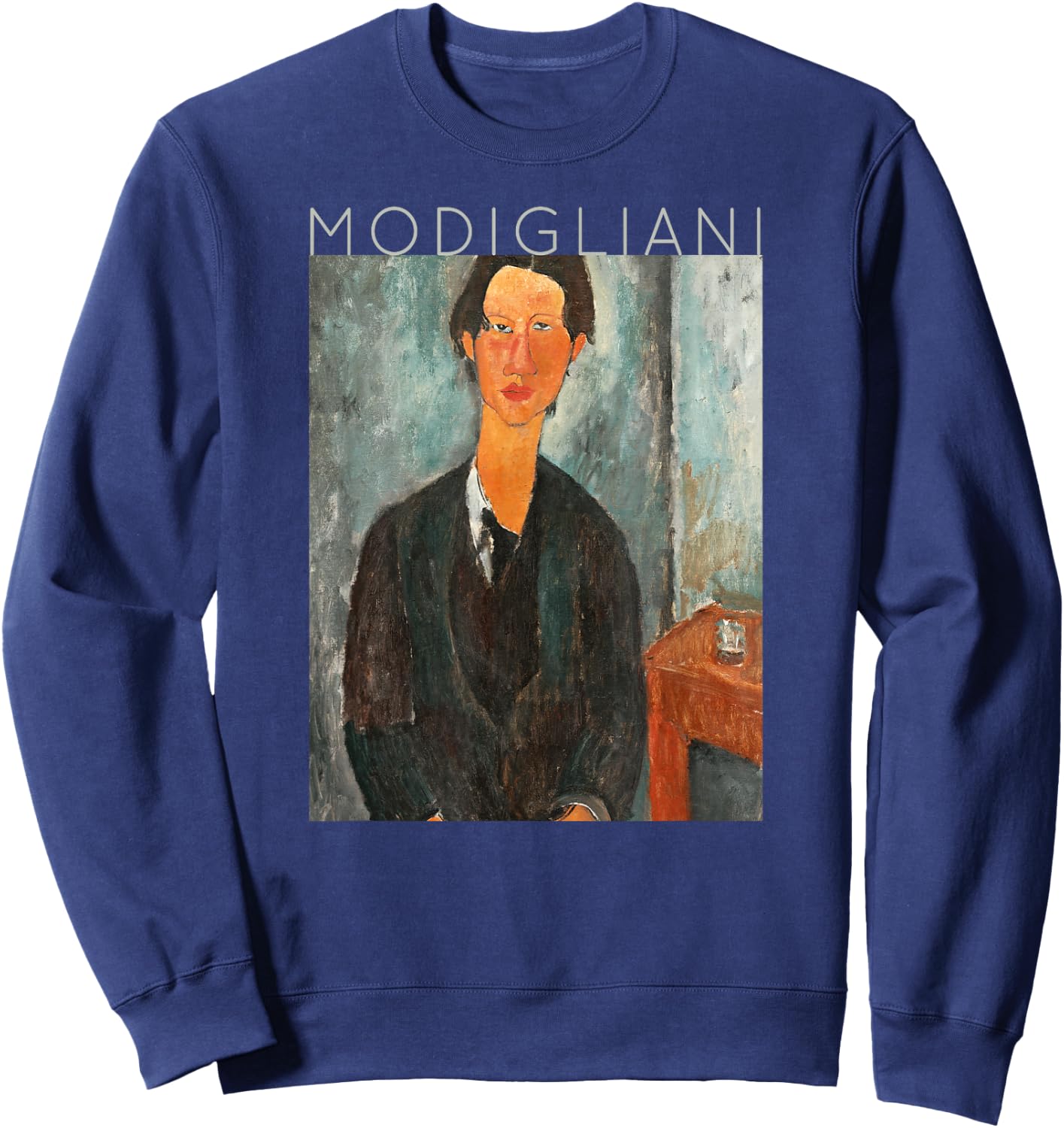 Amedeo Modigliani Chaim Soutine Painting Ideas for Artists Sweatshirt - Sweatshirt | Navy