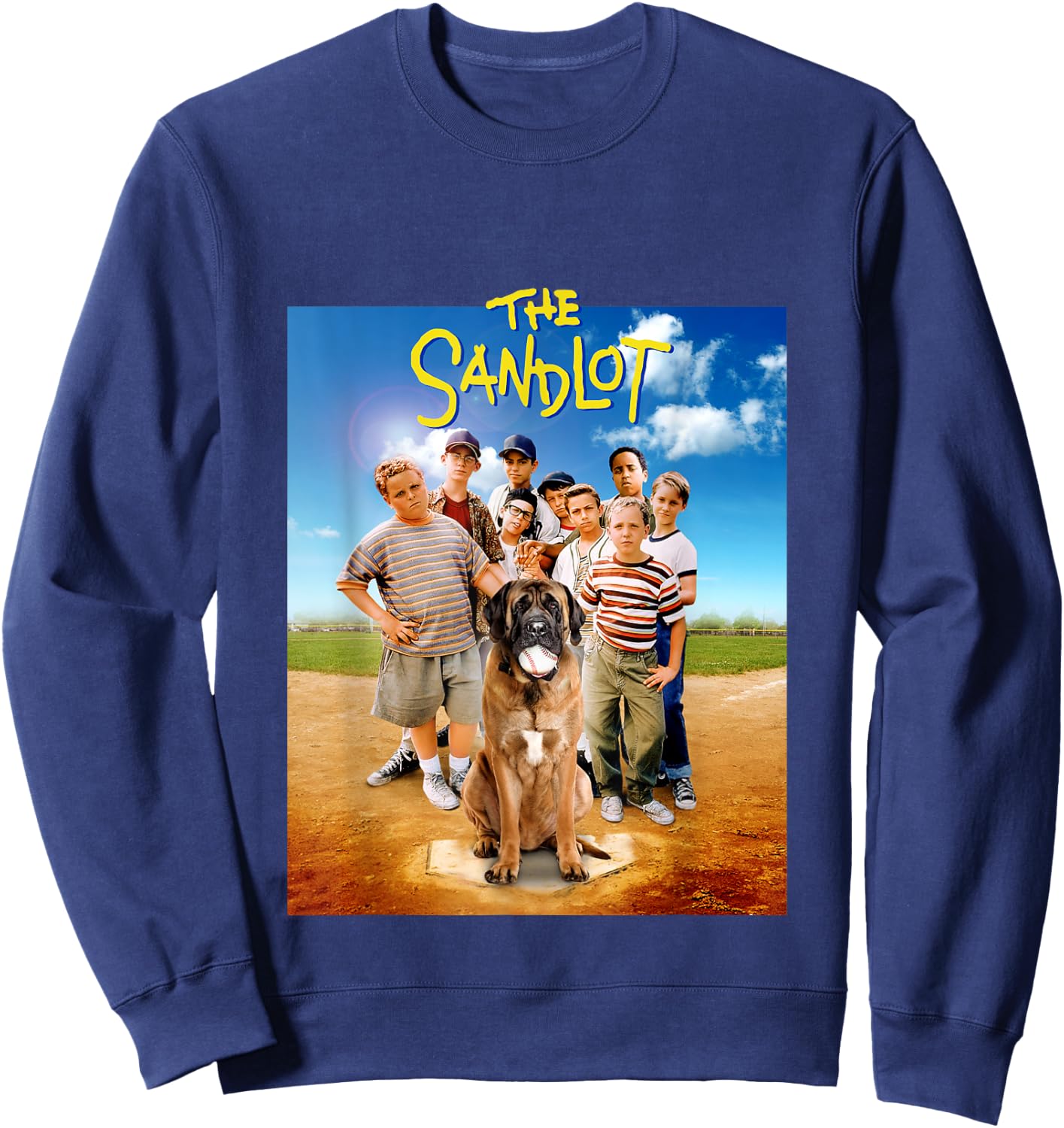 The Sandlot Movie Poster 90s Sweatshirt - Sweatshirt | Navy