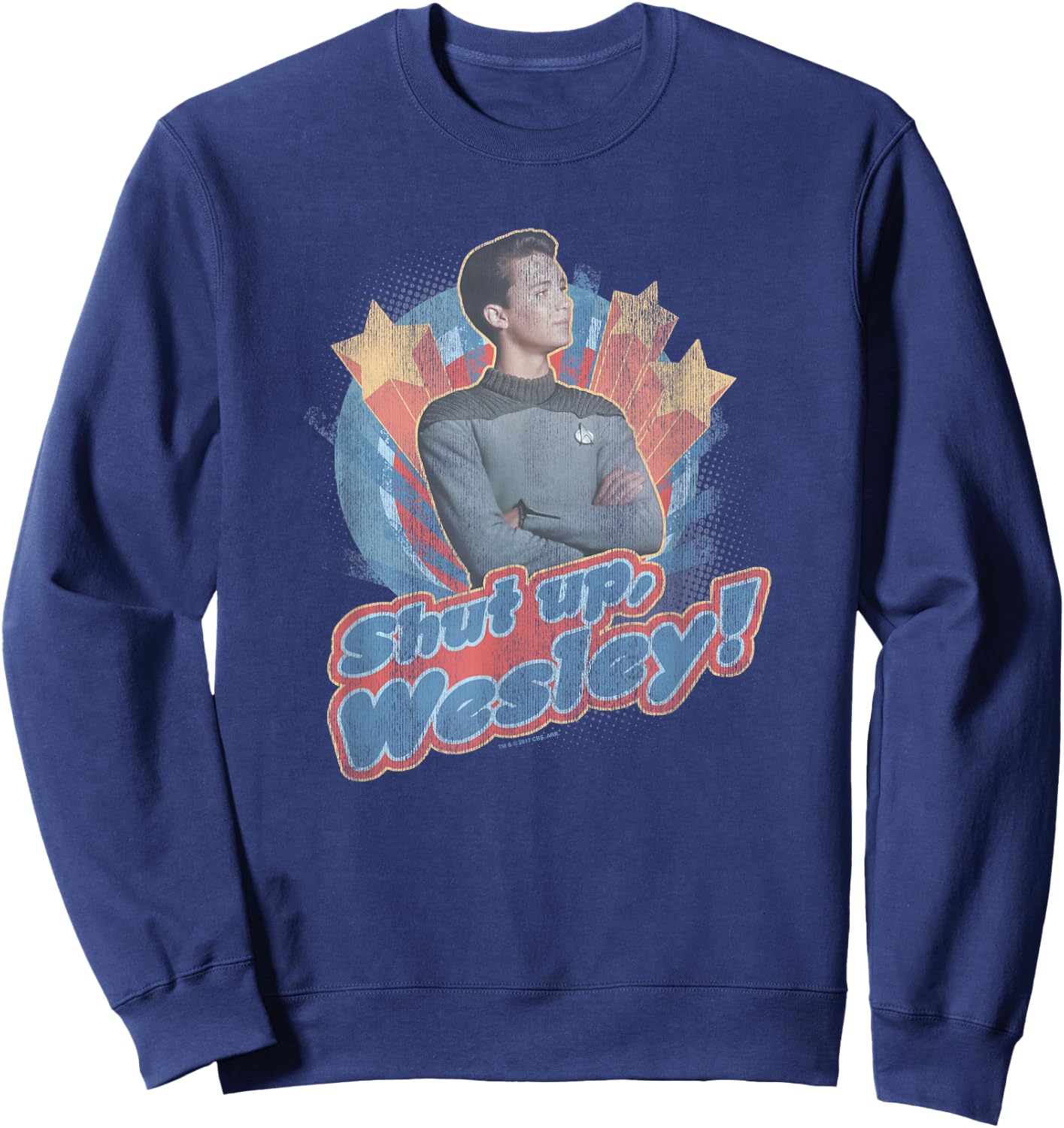 Star Trek Shut Up Wesley Sweatshirt - Sweatshirt | Navy