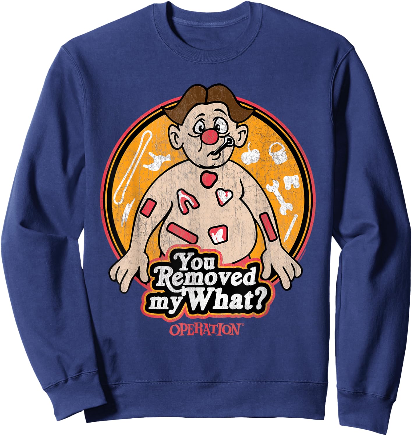Operation Confused Operation Patient Sweatshirt - Sweatshirt | Navy