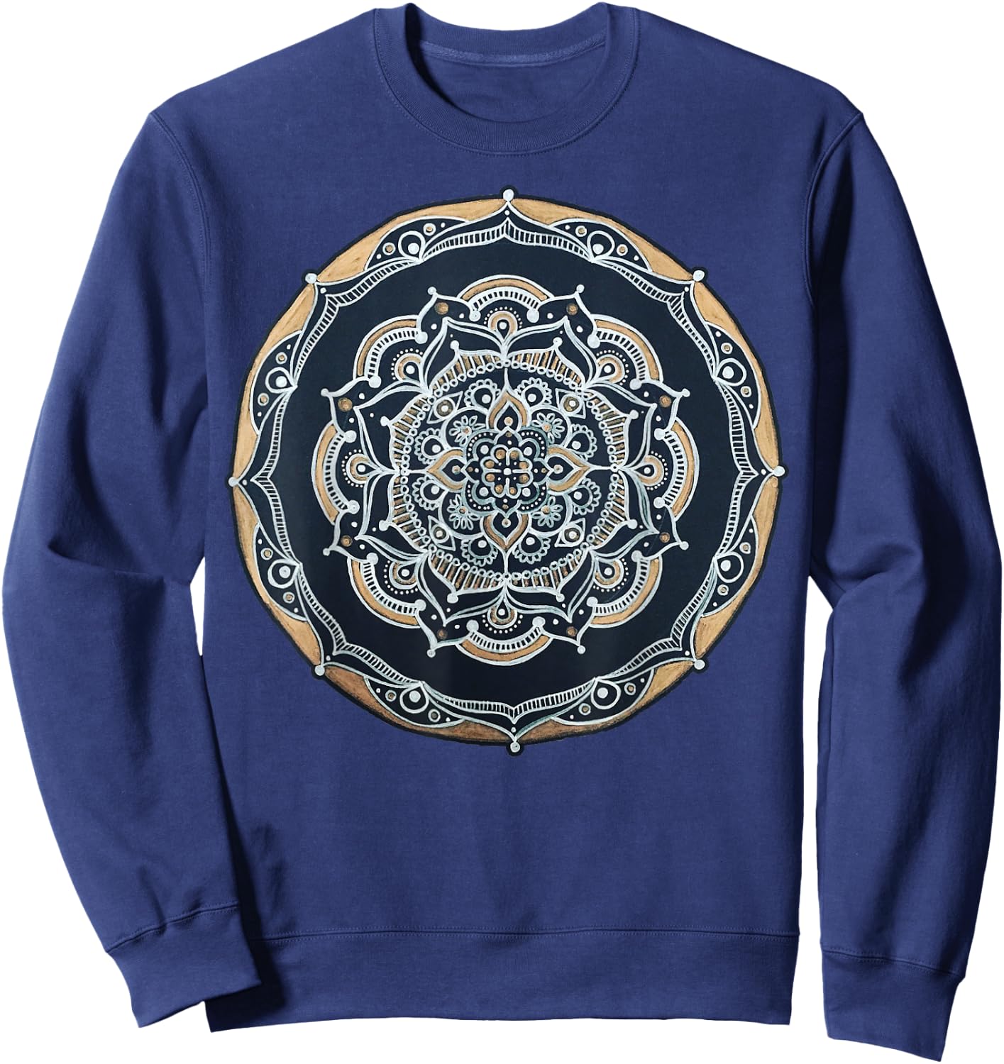 Sacred Fractal Geometry Art To Spread Good Vibe Sweatshirt - Sweatshirt | Navy