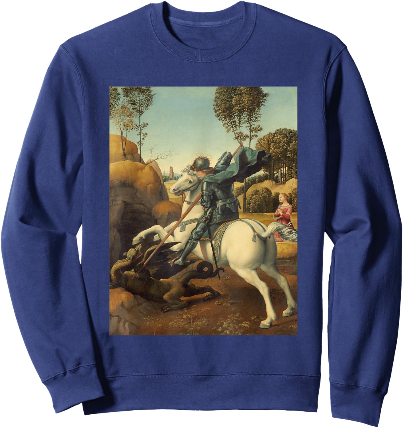 Raphael's St. George and the Dragon Sweatshirt - Sweatshirt | Navy