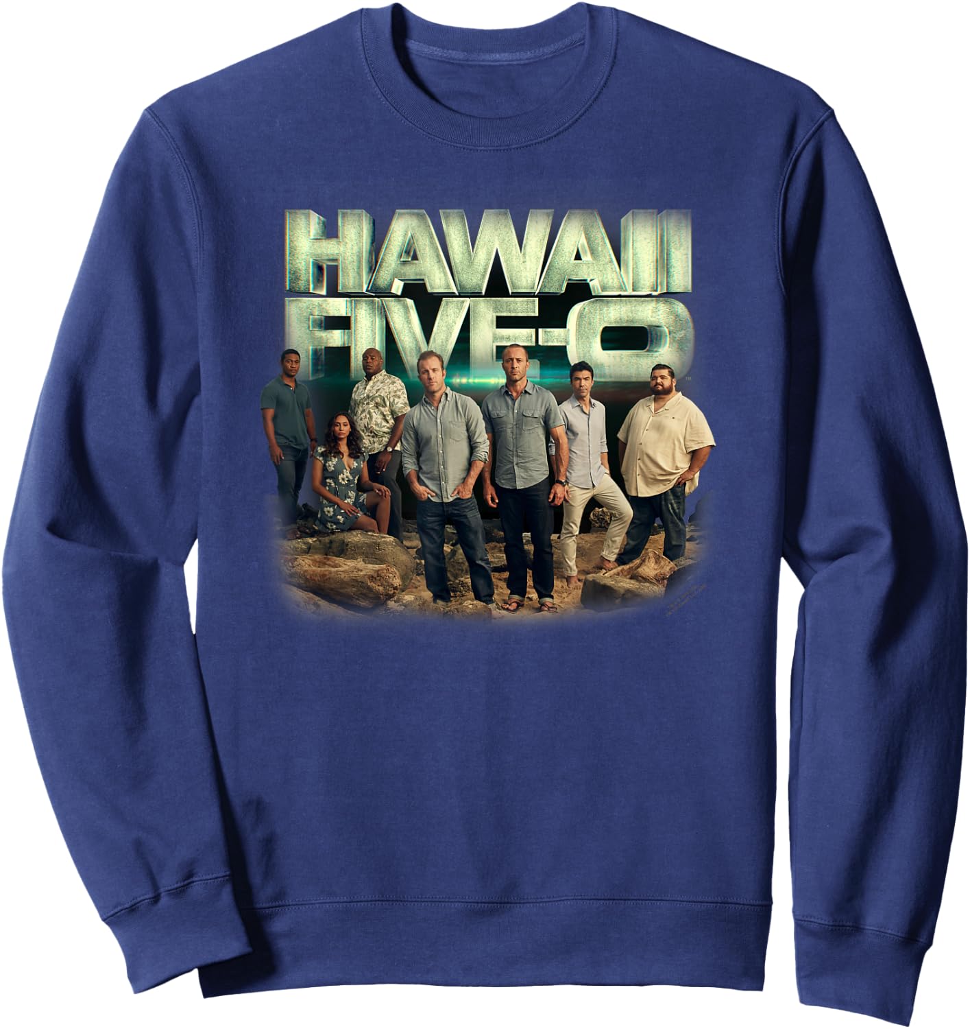 Hawaii Five-O Cast Sweatshirt - Sweatshirt | Navy