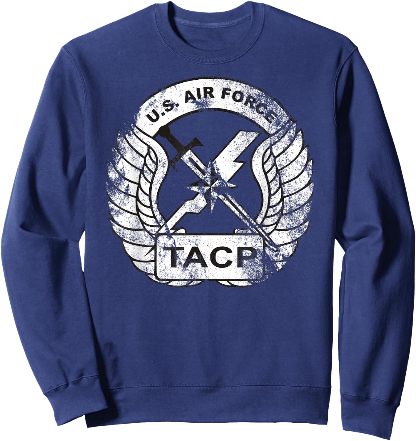 US Air Force Tactical Air Control Party (TACP) Cn Distressed Sweatshirt - Sweatshirt | Navy