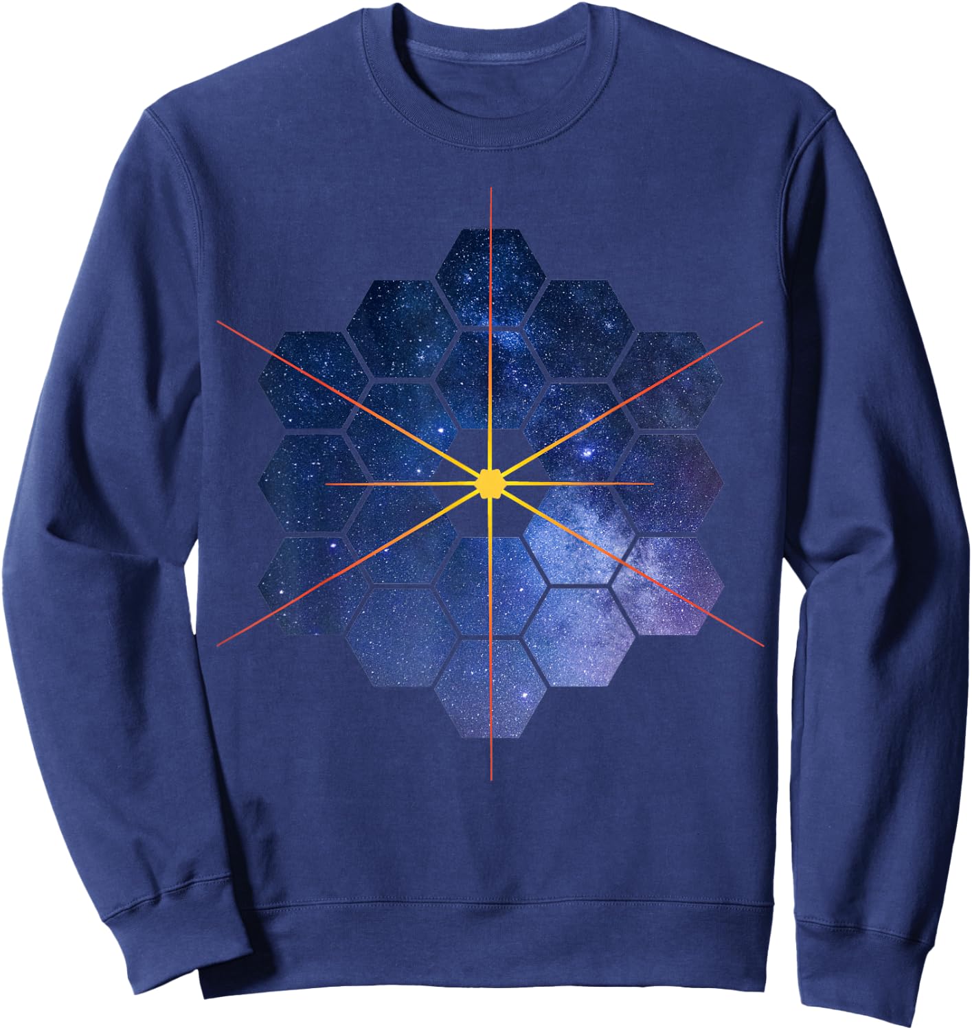James Webb Space Telescope JWST Graphic Sweatshirt - Sweatshirt | Navy