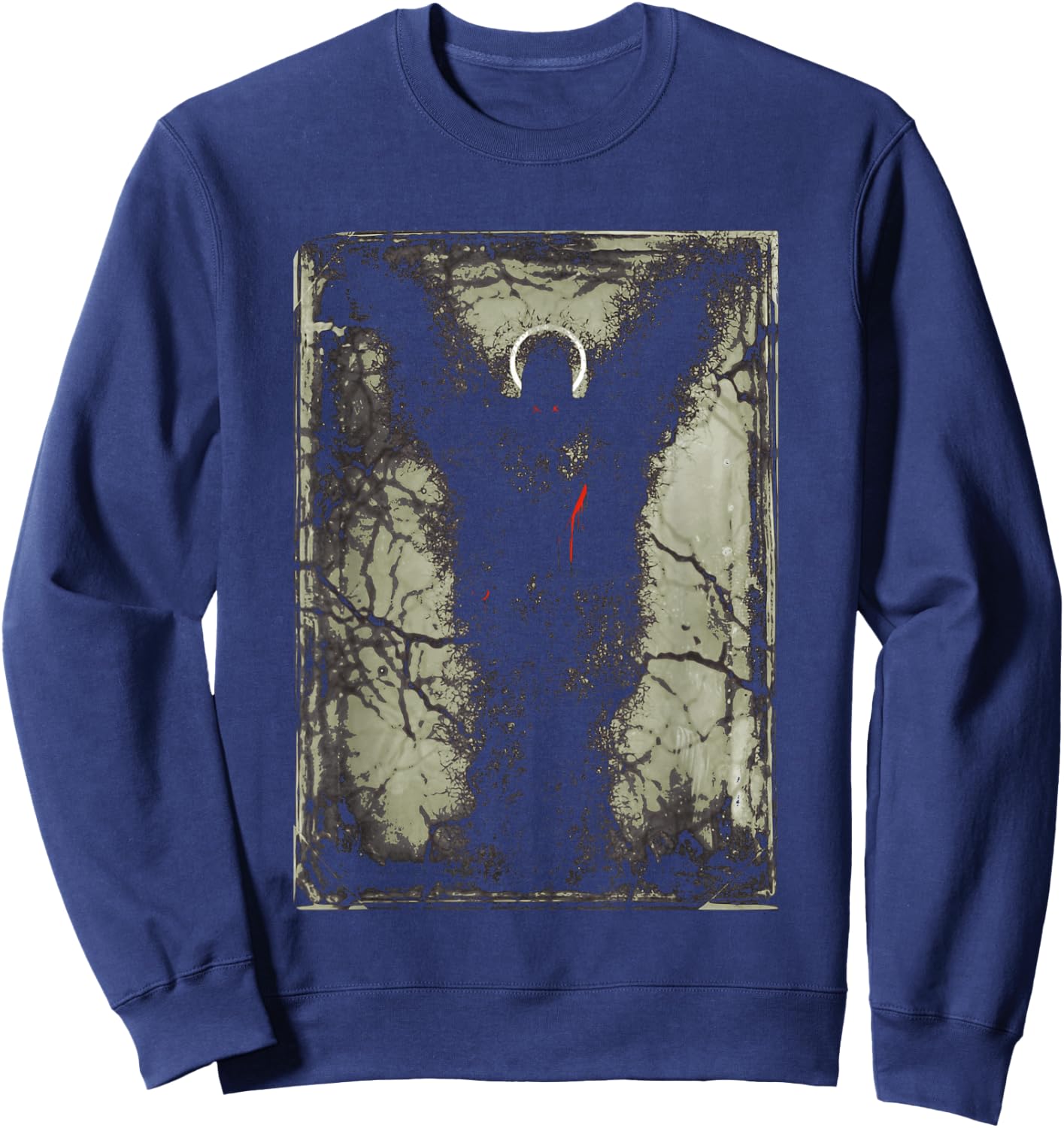 Gothic Arts Dark Angel Goth Sweatshirt - Sweatshirt | Navy
