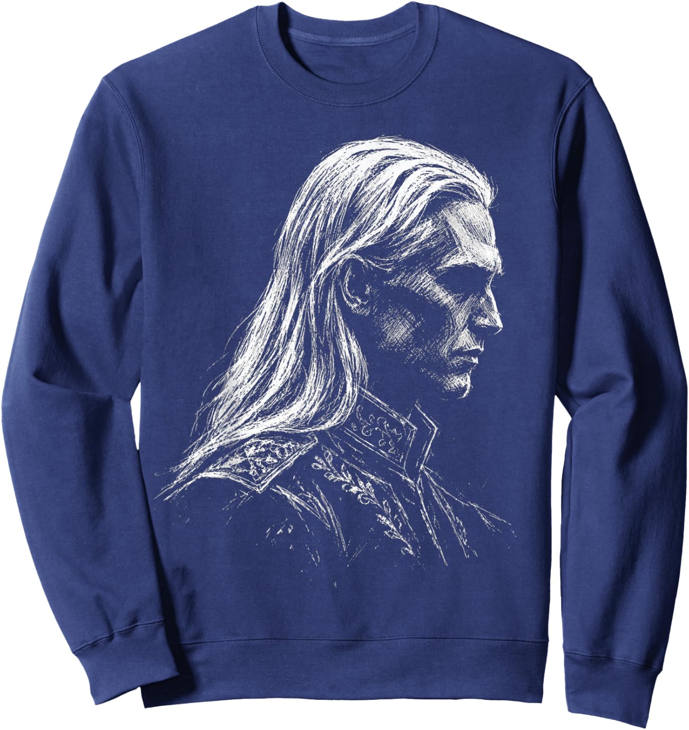 Nordic Alien Sketch Agarthan Emissary Disclosure 2026 Sweatshirt - Sweatshirt | Navy