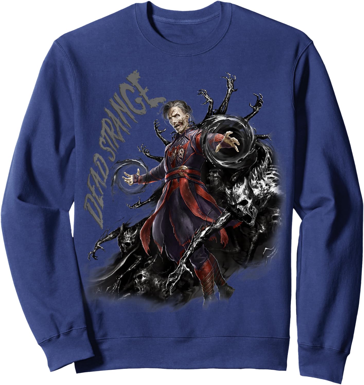 Marvel Doctor Strange Multiverse of Madness the Dead Strange Sweatshirt - Sweatshirt | Navy