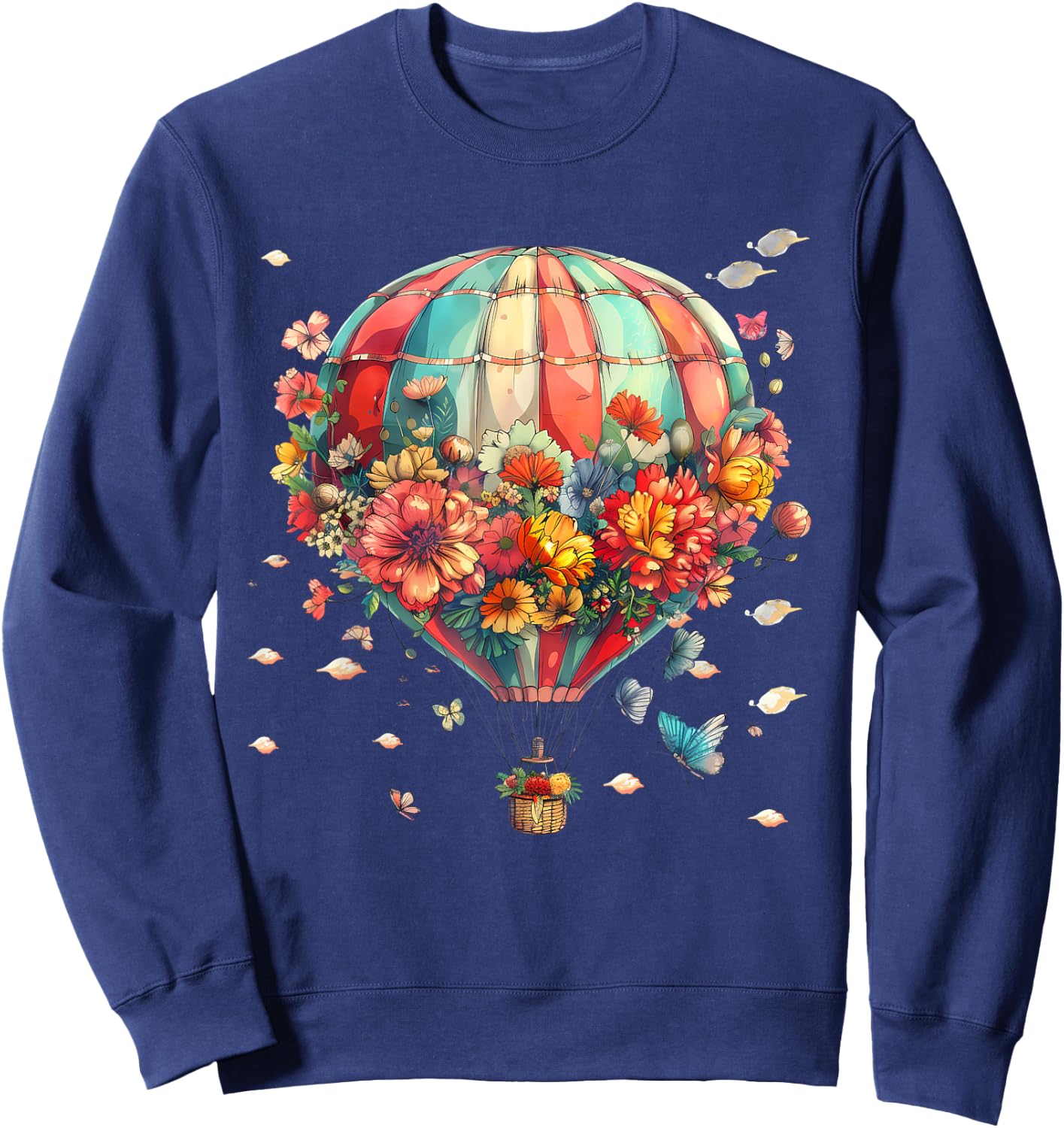 Hot Air Balloon Ride Festival Hot Air Ballooning Sweatshirt - Sweatshirt | Navy