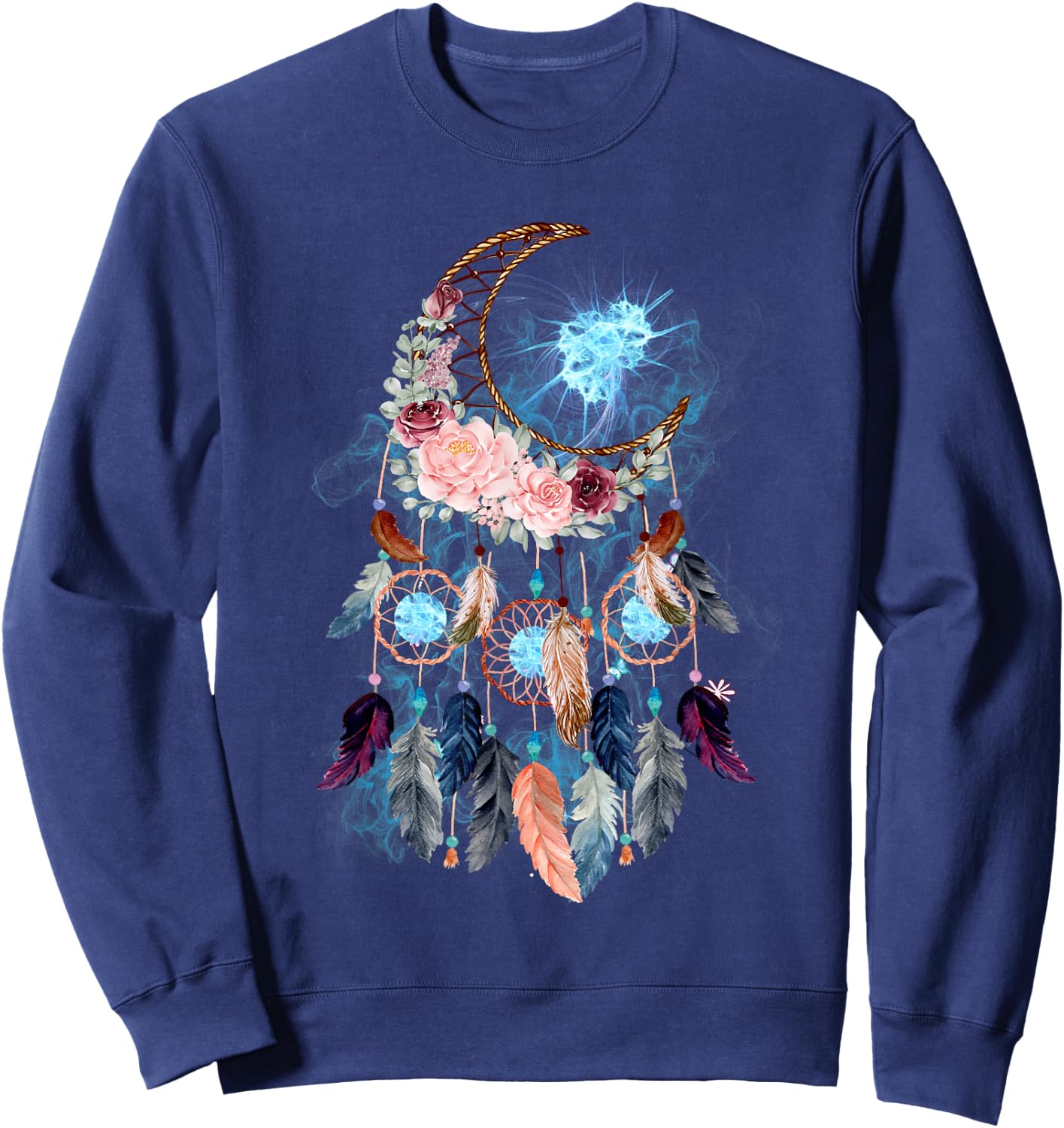 Moon dreamcatcher Sweatshirt - Sweatshirt | Navy