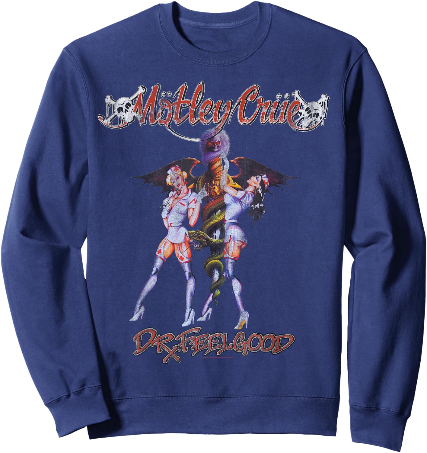 Mötley Crüe - Dr. Feelgood Sweatshirt - Sweatshirt | Navy