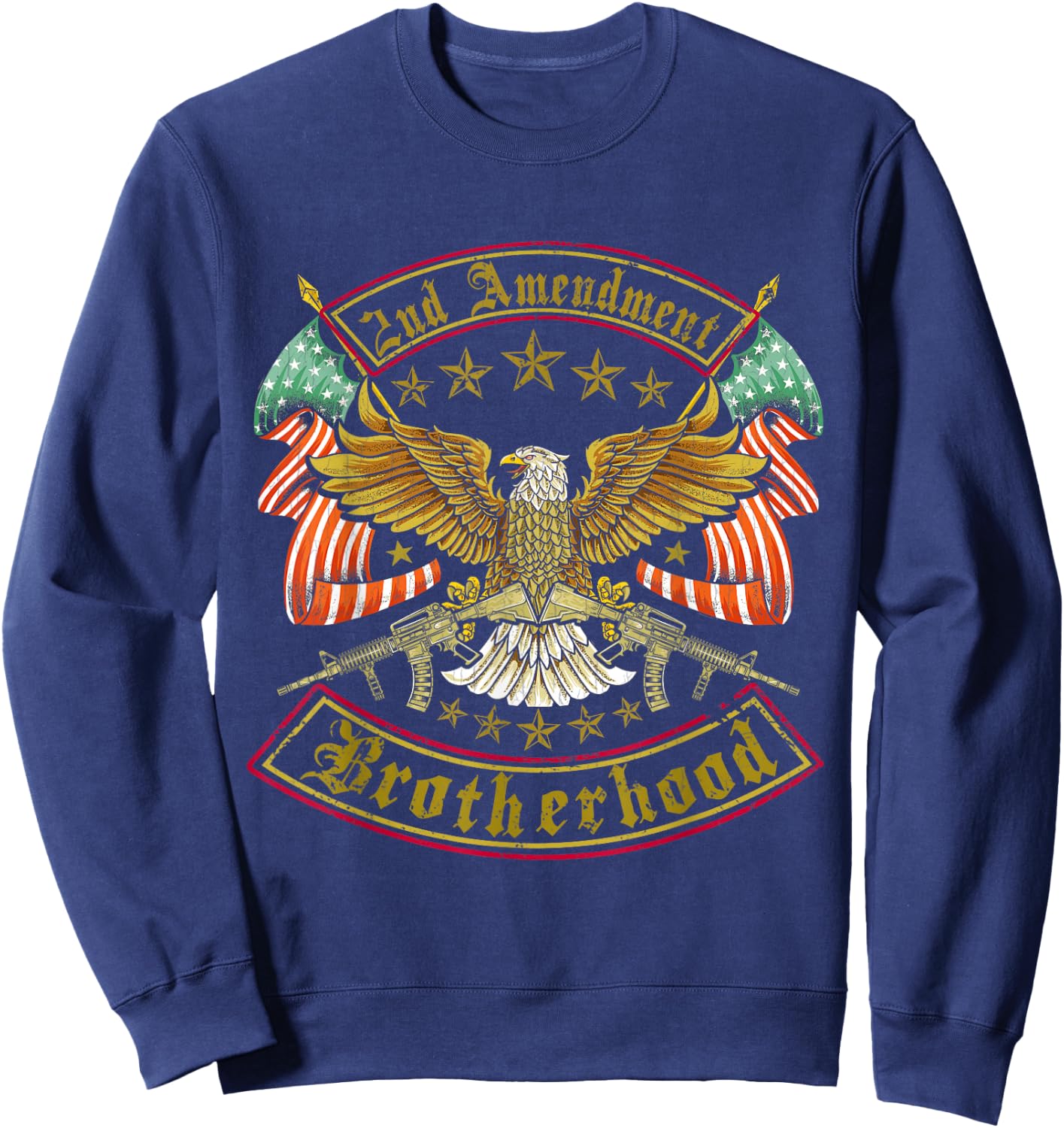 2nd Amendment Eagle Brotherhood 2020 Sweatshirt - Sweatshirt | Navy