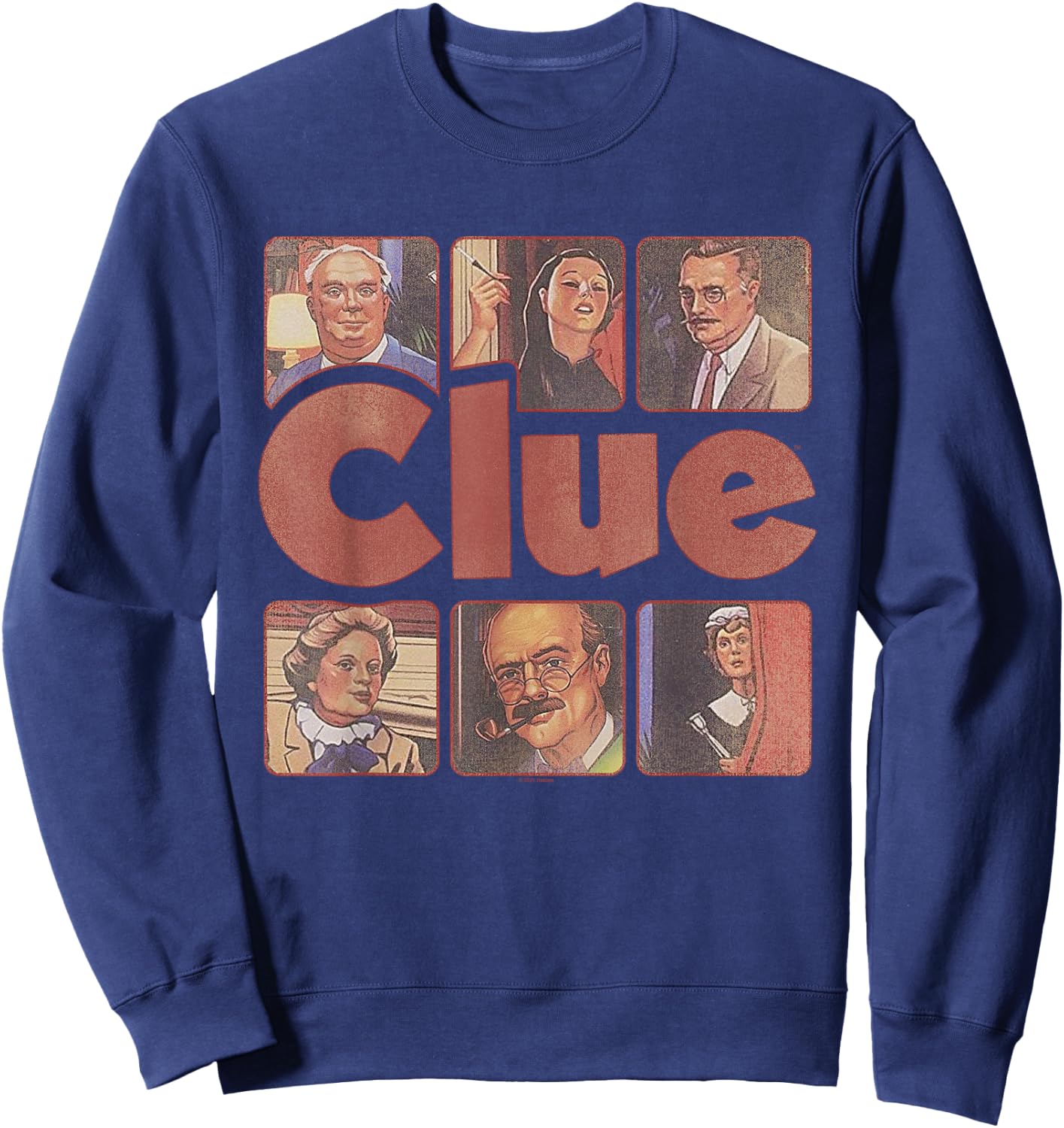 Clue Characters from 1986 Sweatshirt - Sweatshirt | Navy