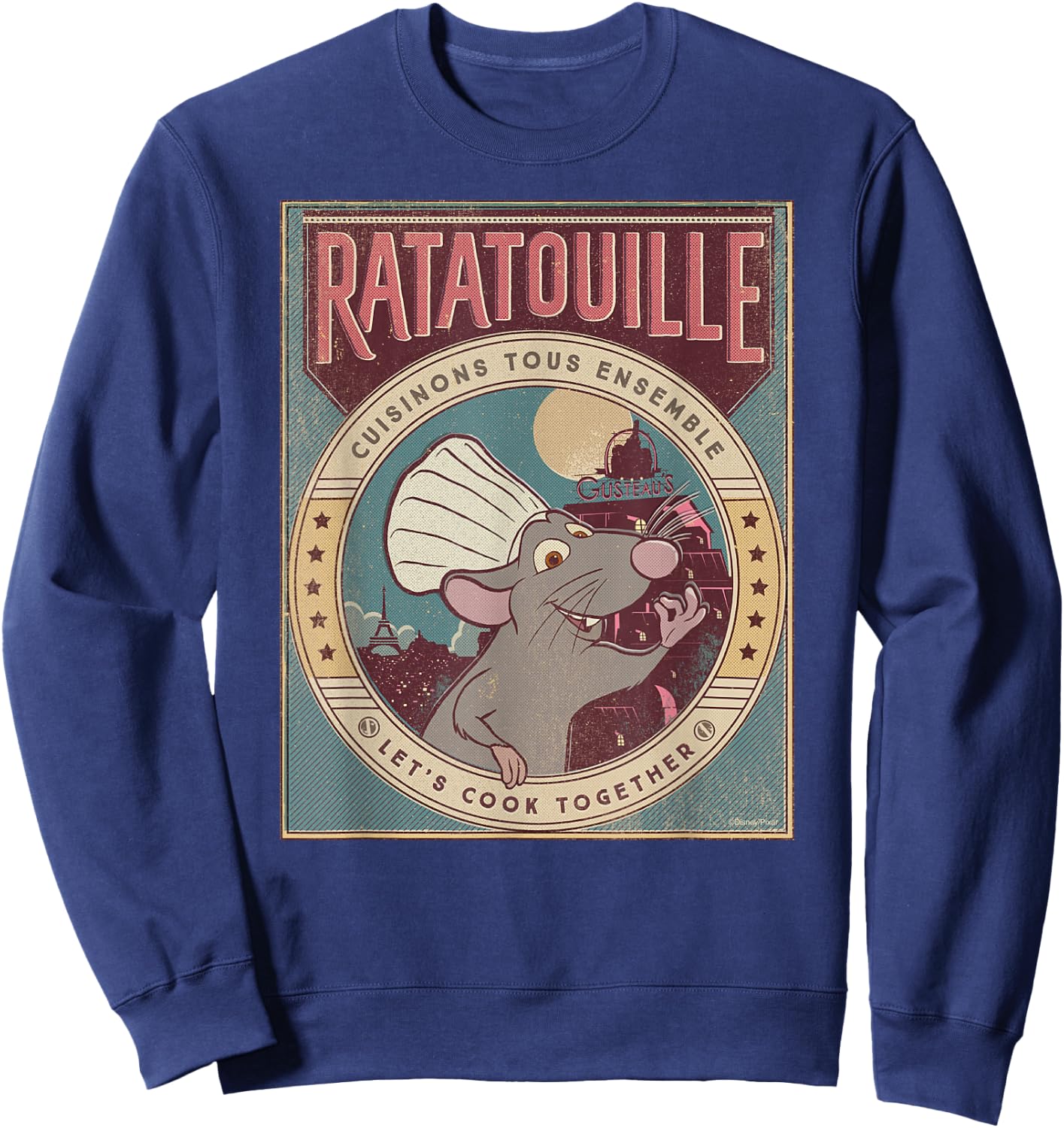 Disney and Pixar’s Ratatouille Chef Remy Let’s Cook Together Sweatshirt - Sweatshirt | Navy