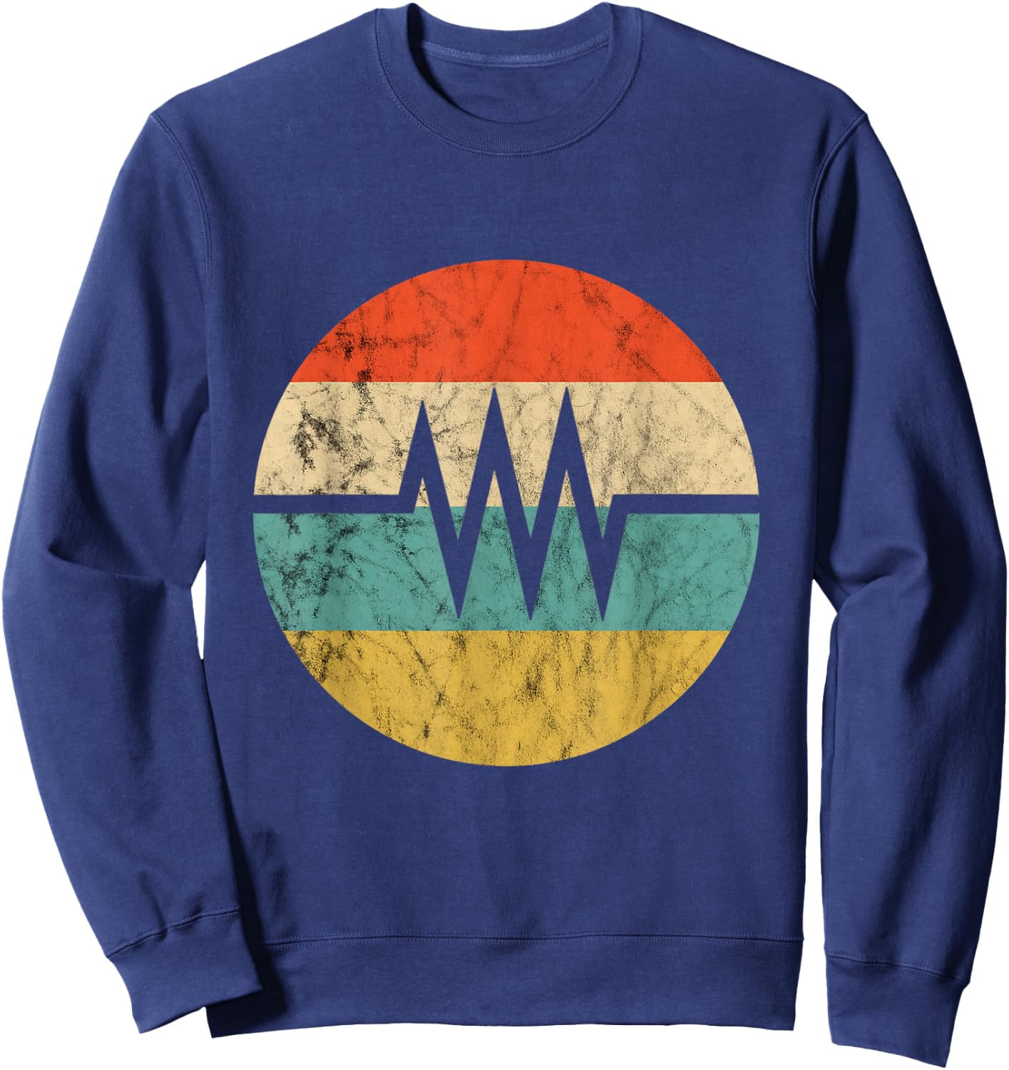 Electrical Engineer Retro Diagram Electrical Engineering Sweatshirt - Sweatshirt | Navy
