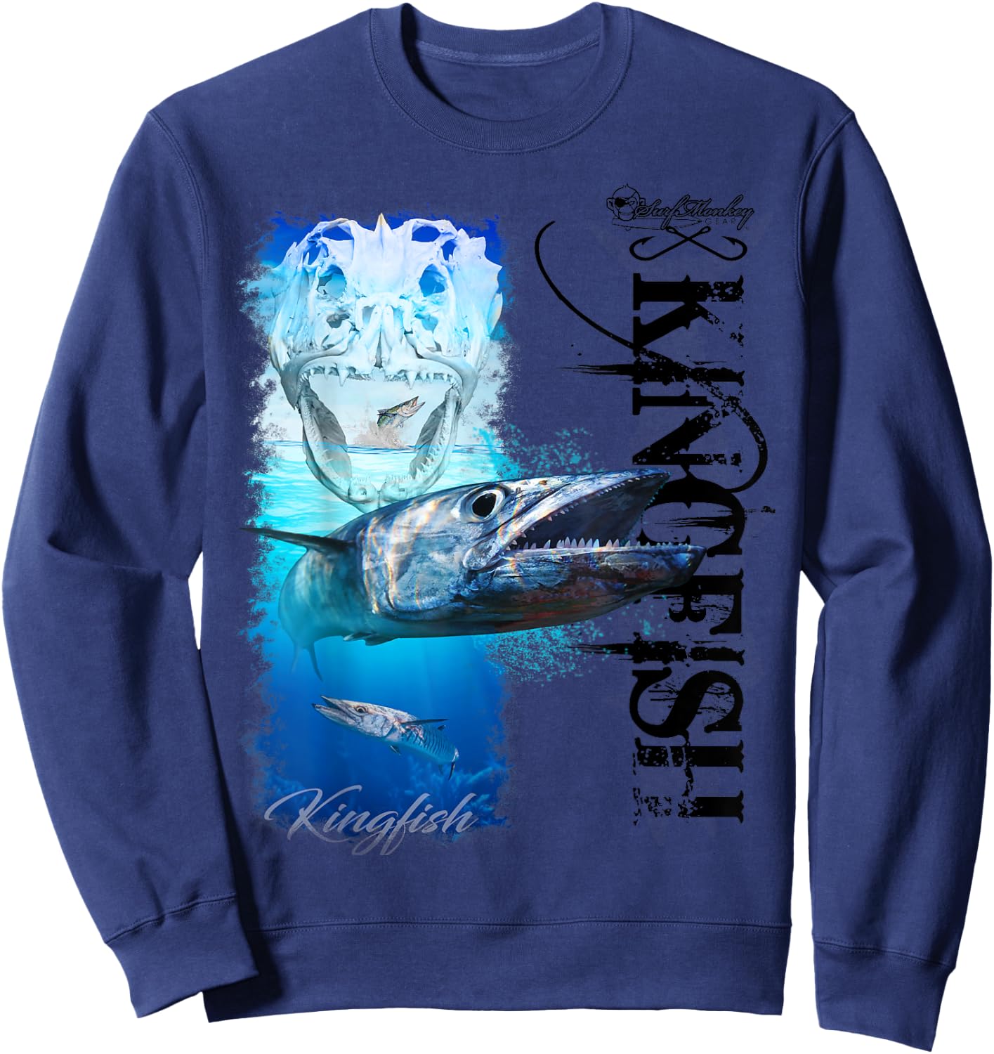 Bad Ass Kingfish Sweatshirt - Sweatshirt | Navy