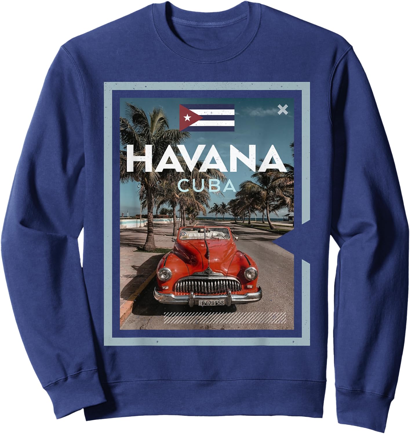 Havana, Cuba Sweatshirt - Sweatshirt | Navy