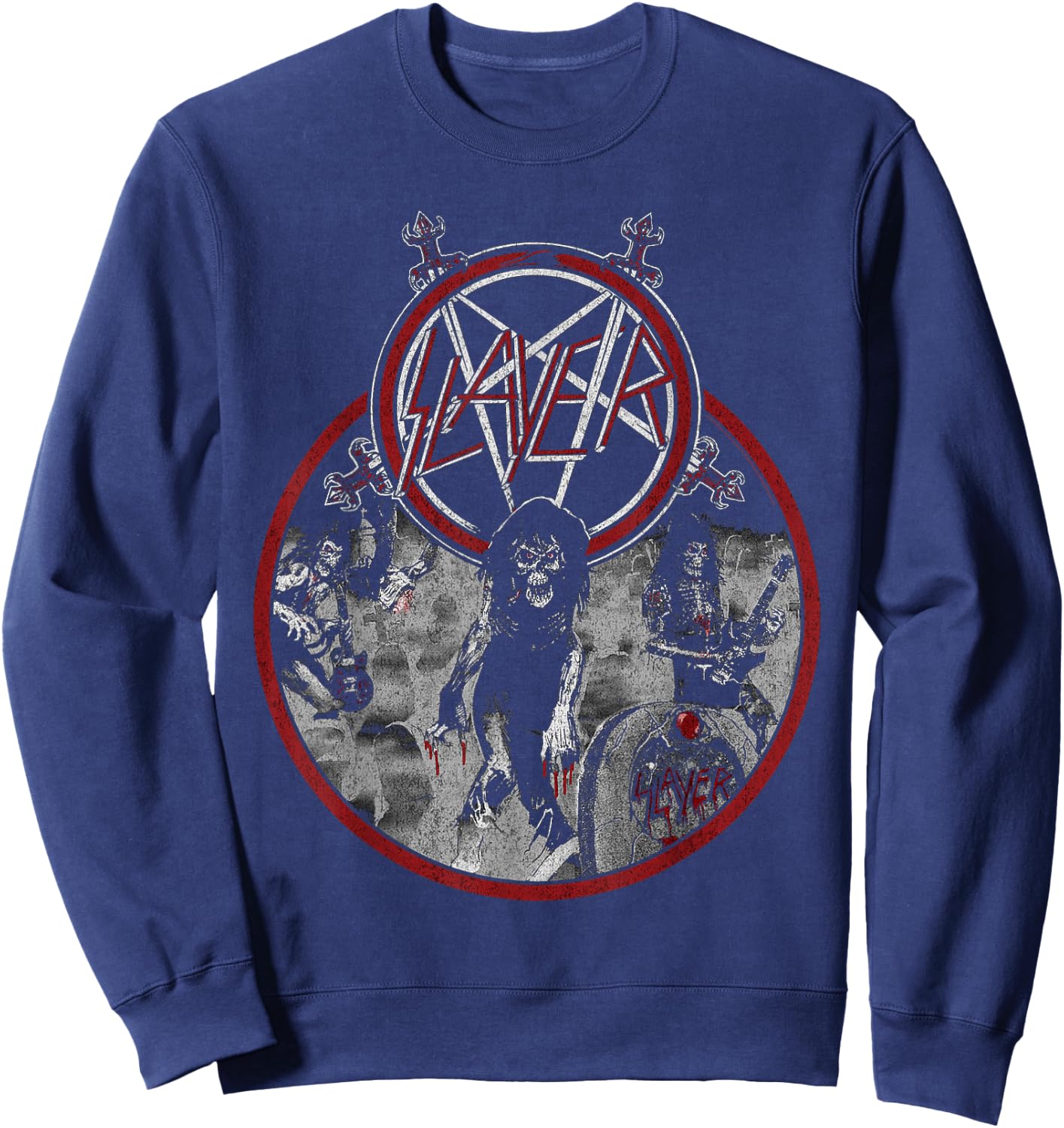 Slayer Live Undead Sweatshirt - Sweatshirt | Navy