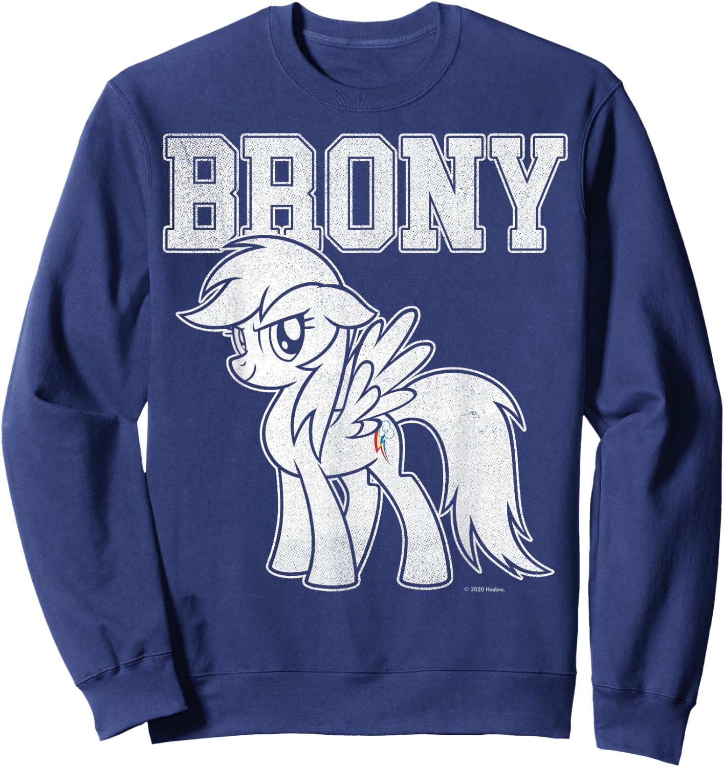 My Little Pony: Friendship is Magic Brony Collegiate Style Sweatshirt - Sweatshirt | Navy
