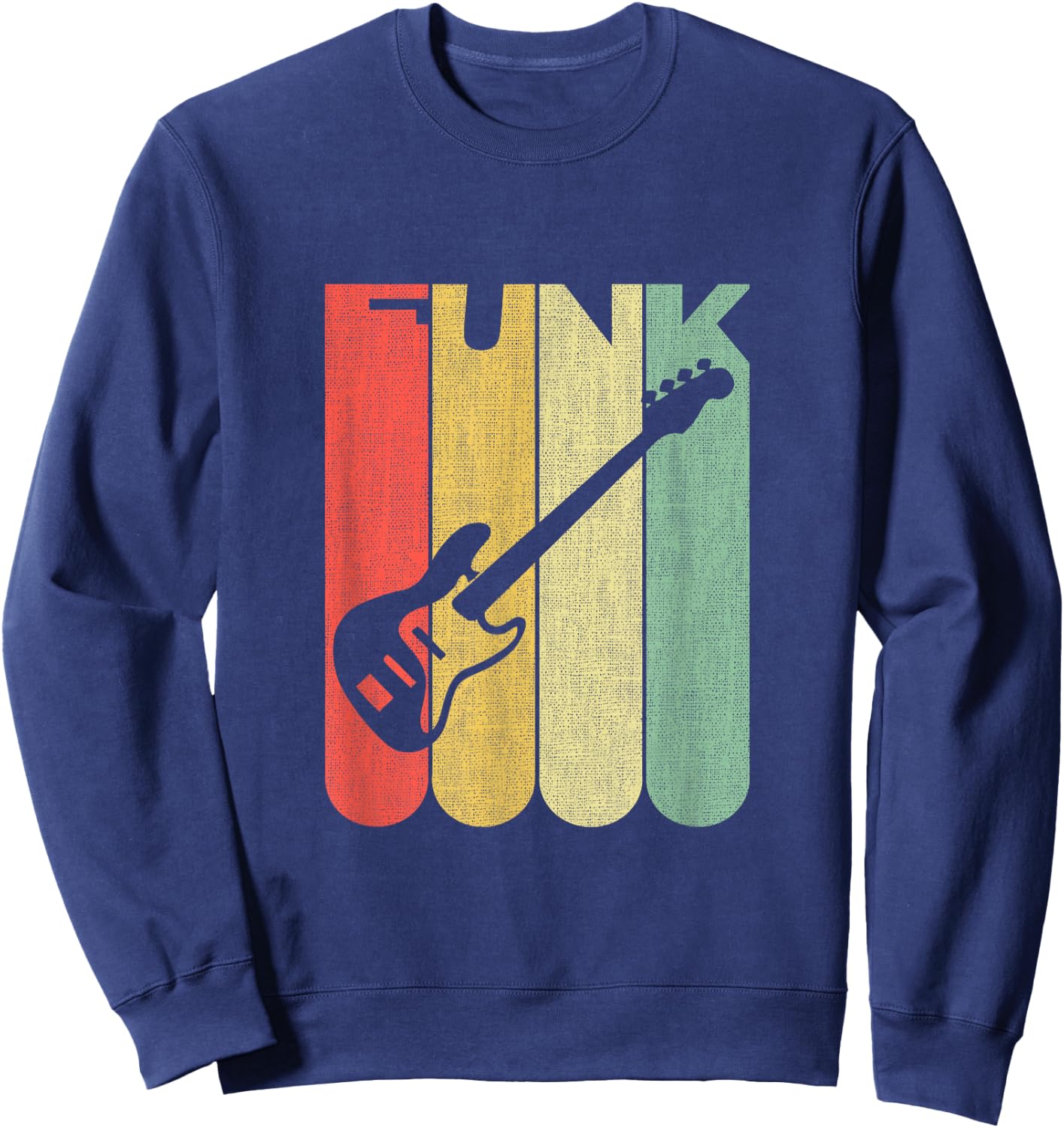 Design for Funk-Loving Musicians, Bassists Sweatshirt - Sweatshirt | Navy