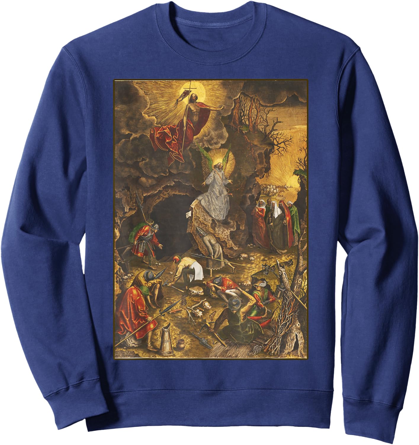 The Resurrection of Jesus Christ Sweatshirt - Sweatshirt | Navy