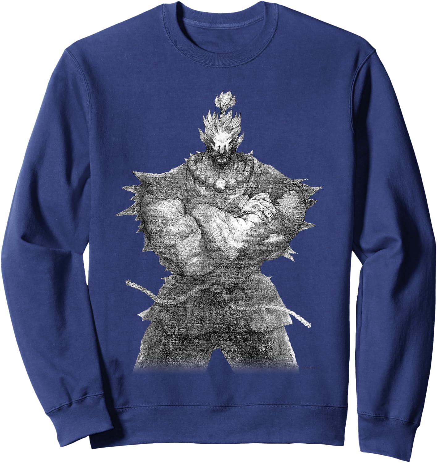 STREET FIGHTER Master of the fist : Akuma Sweatshirt - Sweatshirt | Navy