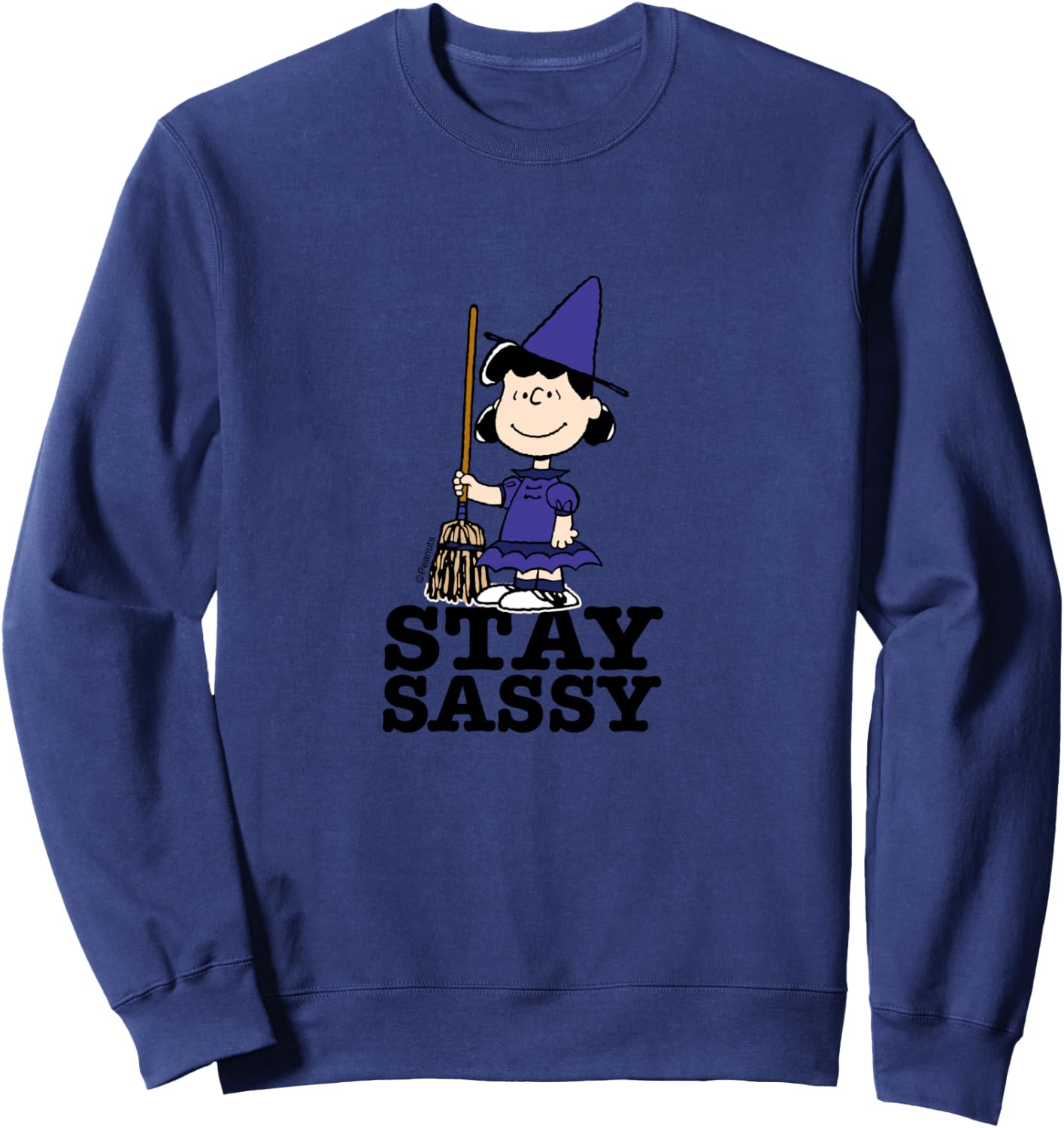 Peanuts - Halloween - Lucy Stay Sassy Sweatshirt - Sweatshirt | Navy