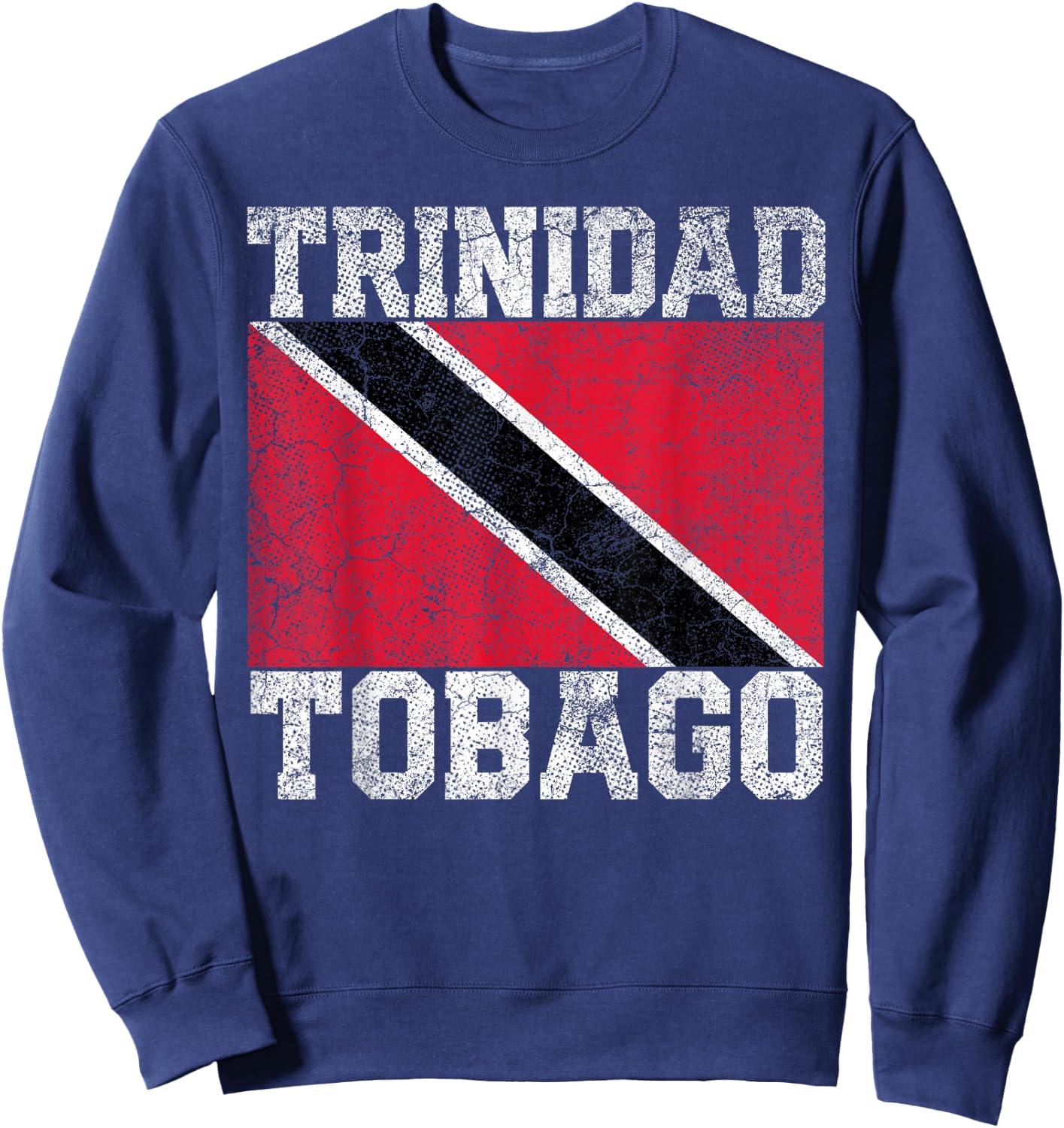 Trinidad and Tobago Flag National Pride Roots Country Family Sweatshirt - Sweatshirt | Navy