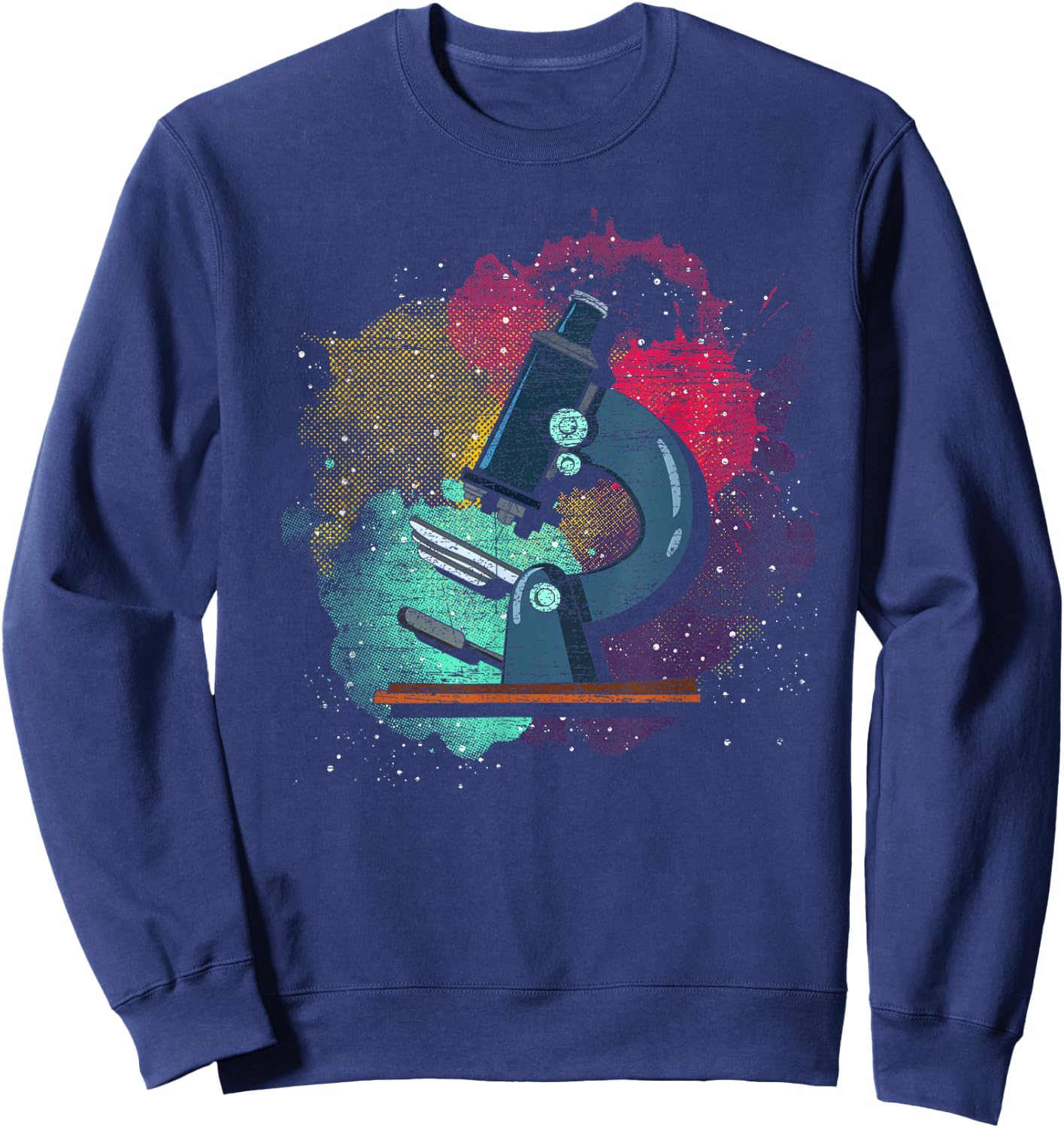 Lab Technician Microscope Medical Laboratory Scientist Sweatshirt - Sweatshirt | Navy