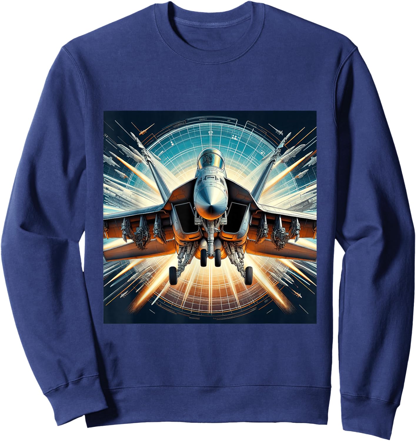 F18 F/A-18 Super Hornet Fighter Jet Naval Aviation Pilot Sweatshirt - Sweatshirt | Navy