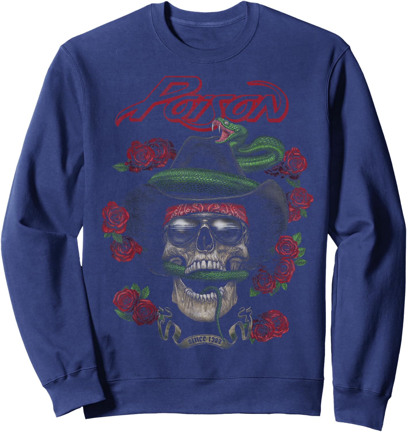 Poison - Rose City Houston Sweatshirt - Sweatshirt | Navy