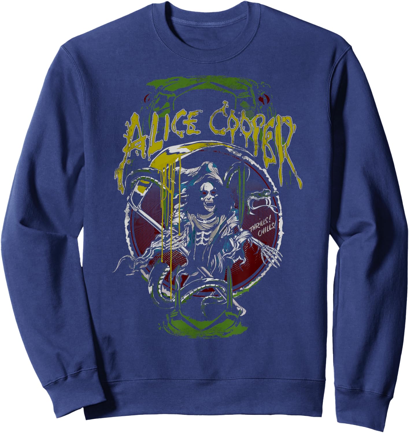 Alice Cooper – Reaper Raise The Dead Variant Small Sweatshirt - Sweatshirt | Navy