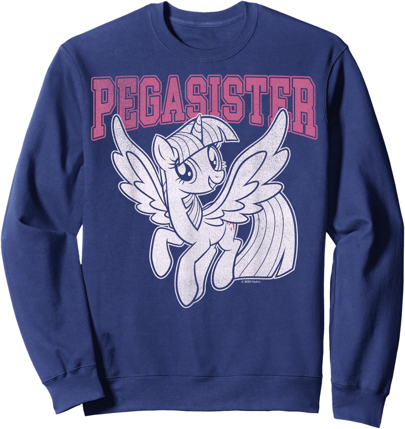 My Little Pony Twilight Sparkle Pegasister Big Collegiate Sweatshirt - Sweatshirt | Navy