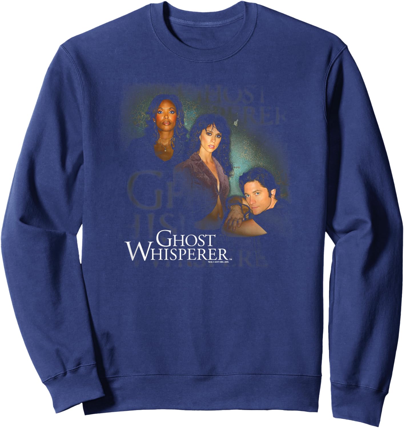 Ghost Whisperer Diagonal Cast Sweatshirt - Sweatshirt | Navy