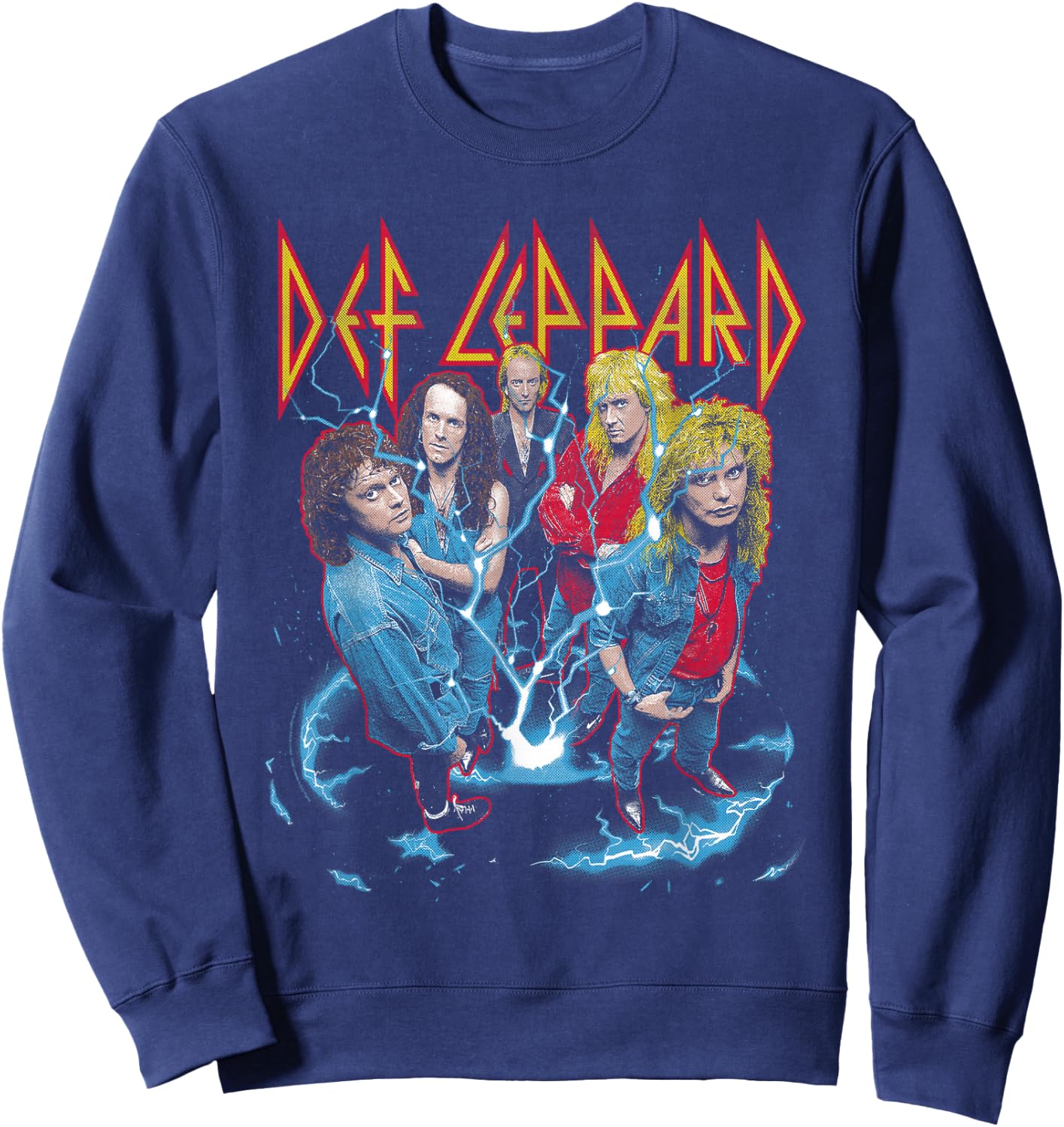 Def Leppard - Band Photo City St. Louis Sweatshirt - Sweatshirt | Navy