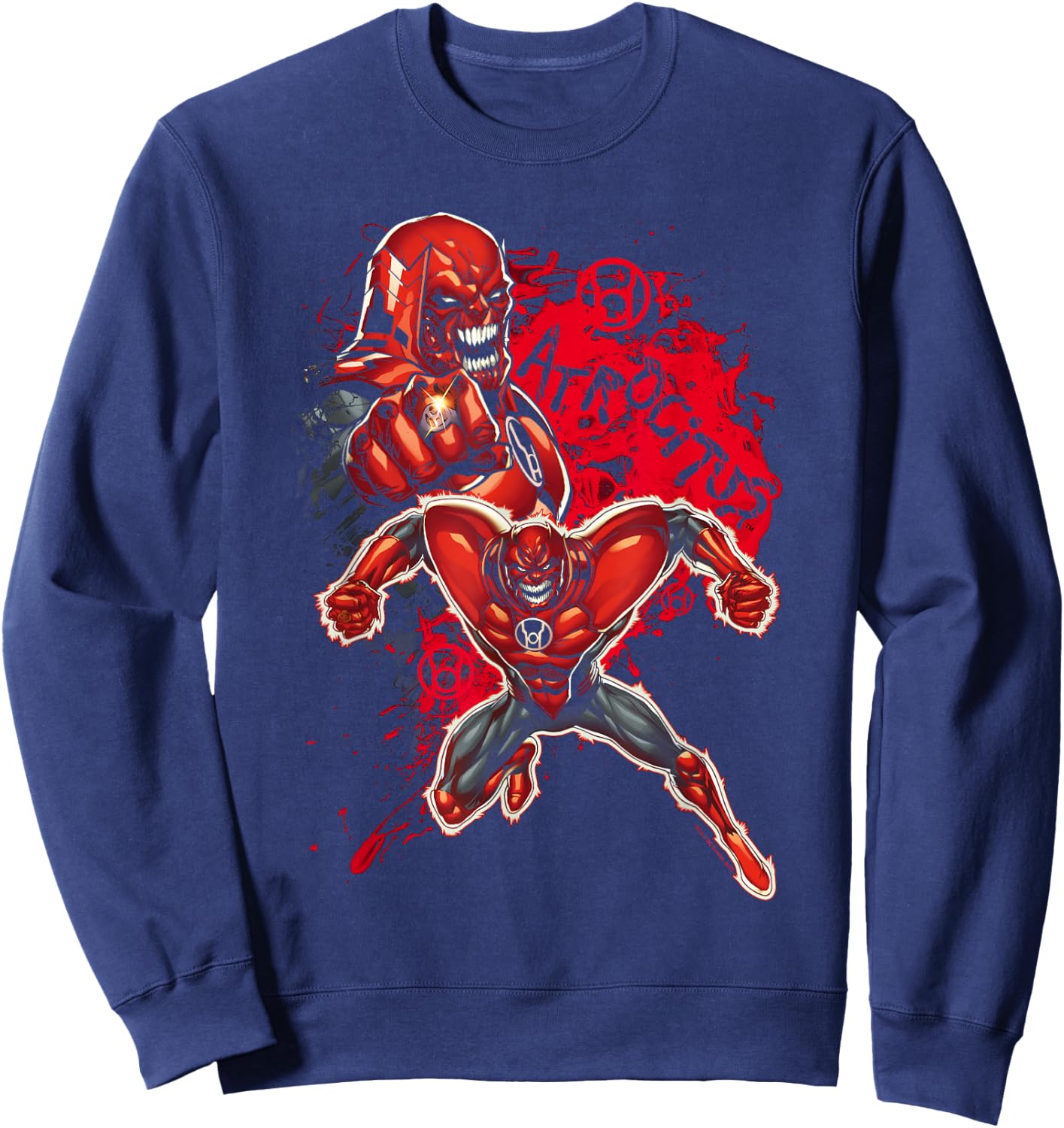 Green Lantern Atrocitus Sweatshirt - Sweatshirt | Navy